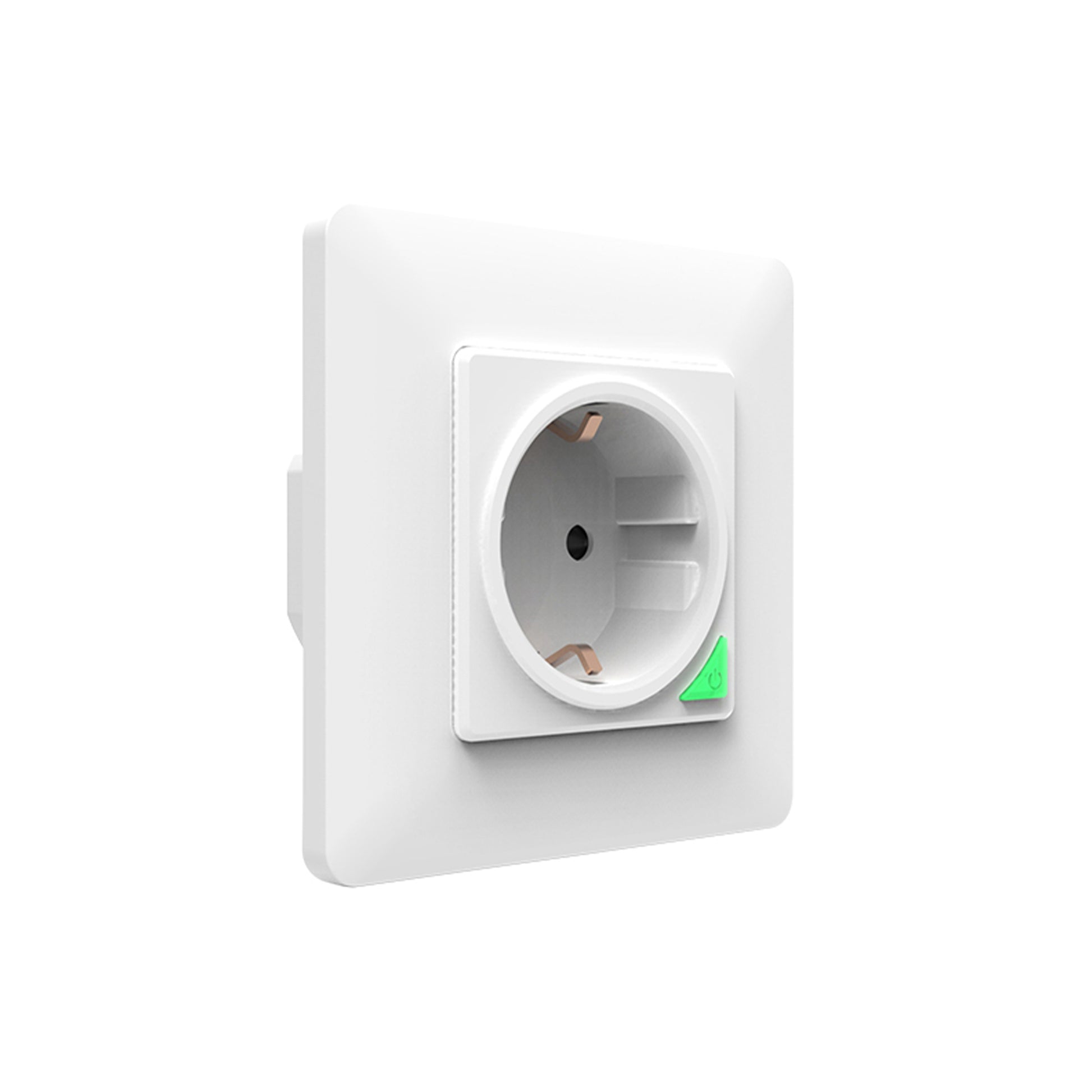 Priza inteligenta PNI SmartHome WP850 WiFi, montaj ingropat, control prin internet, aplicatie dedicata Tuya Smart, compatibila Amazon Alexa si Google Home
