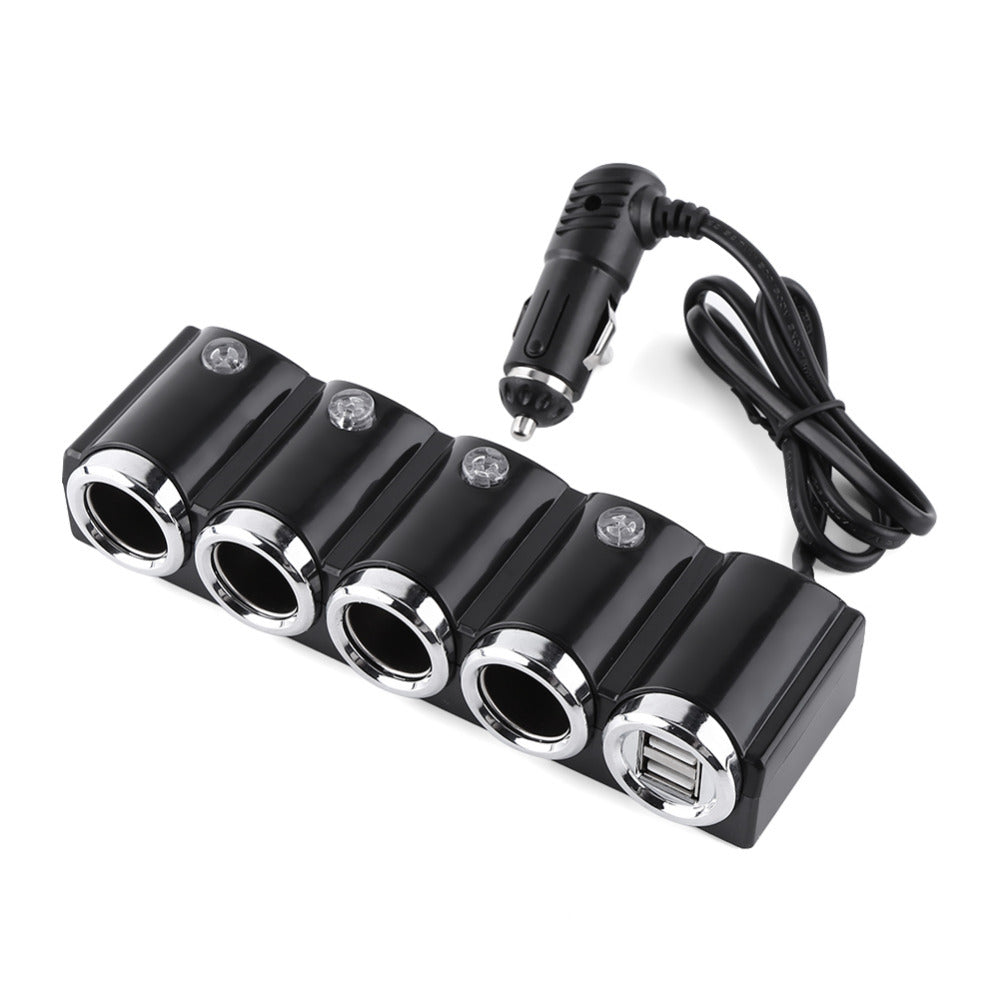 Spliter bricheta auto PNI Lighter 04 12V/24V 4 iesiri, 2xUSB, indicator LED