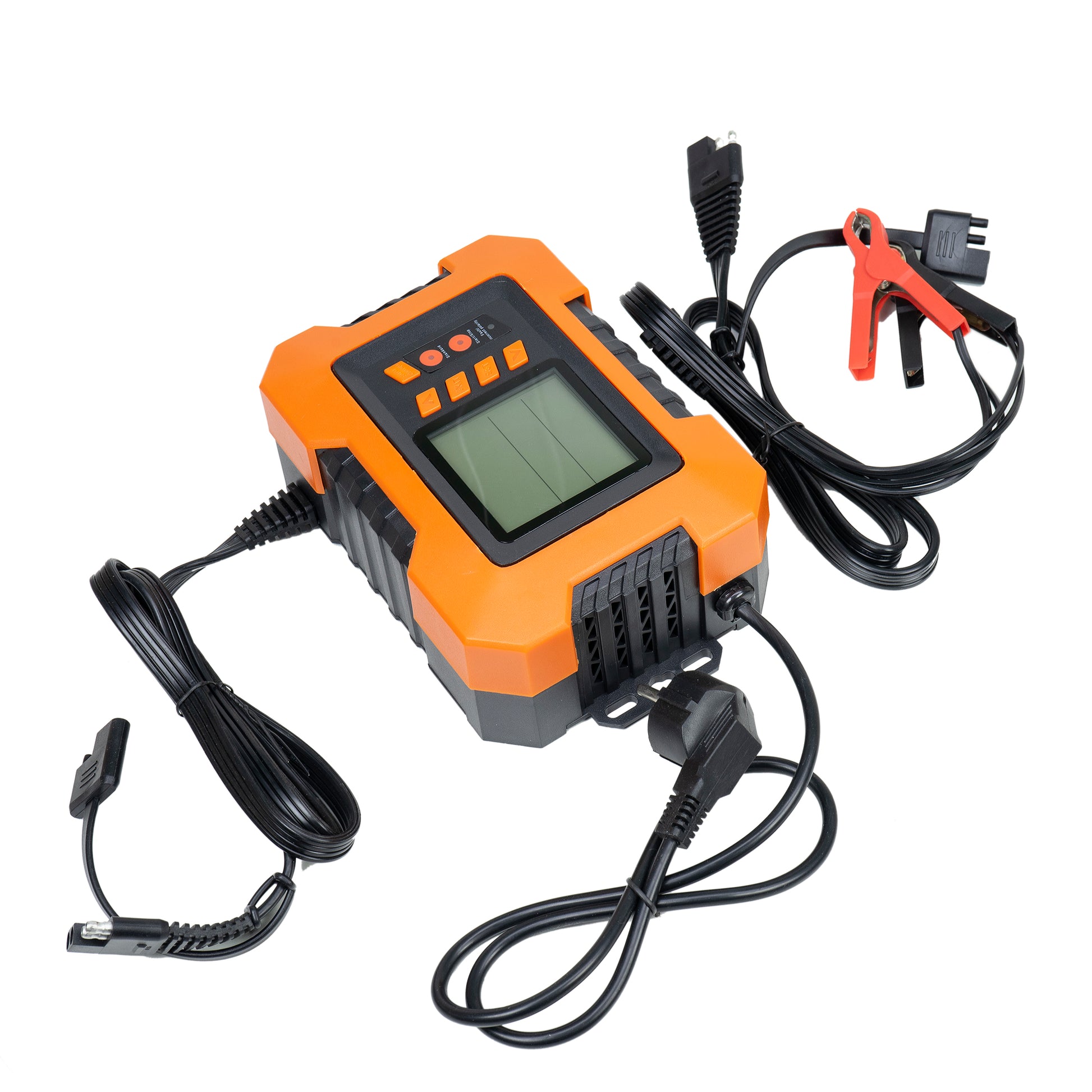 Incarcator si redresor PNI C120 pentru acumulatori auto, intrare 230V, iesire 12V 2A, 4A, 8A, 12A, 2 porturi USB