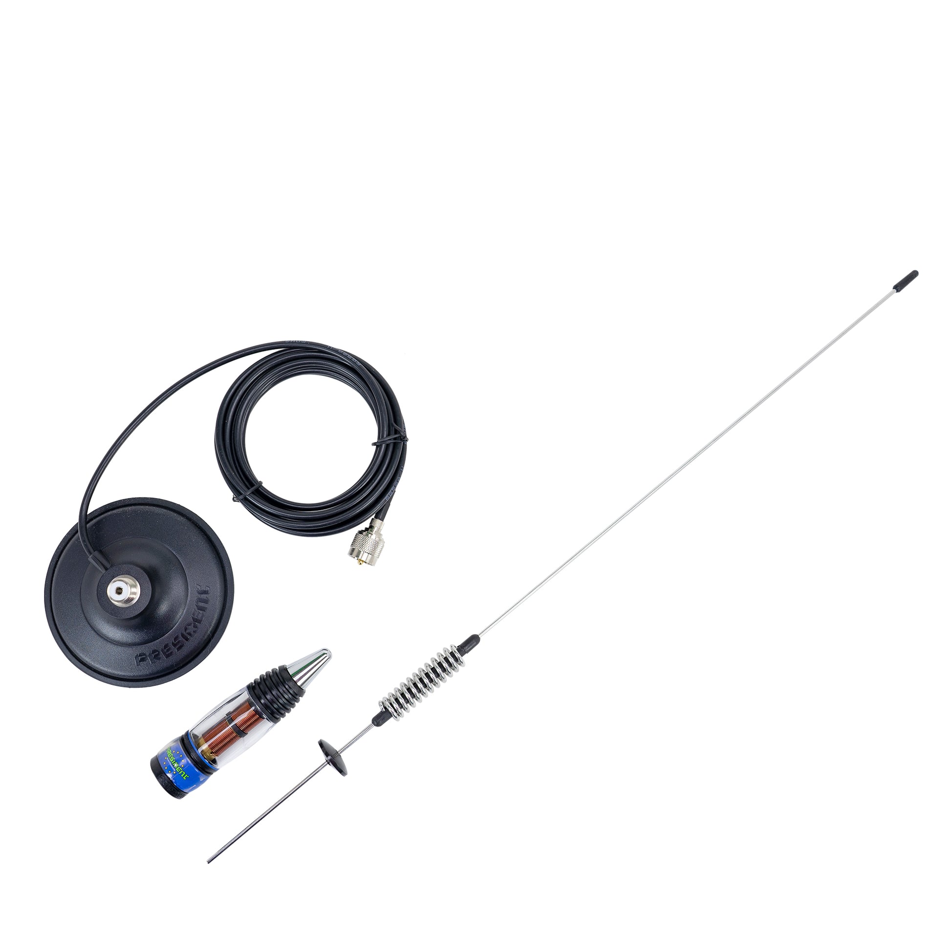 Antena CB President Missouri Up, 72 cm, 26-28 MHz, magnet 125 mm inclus