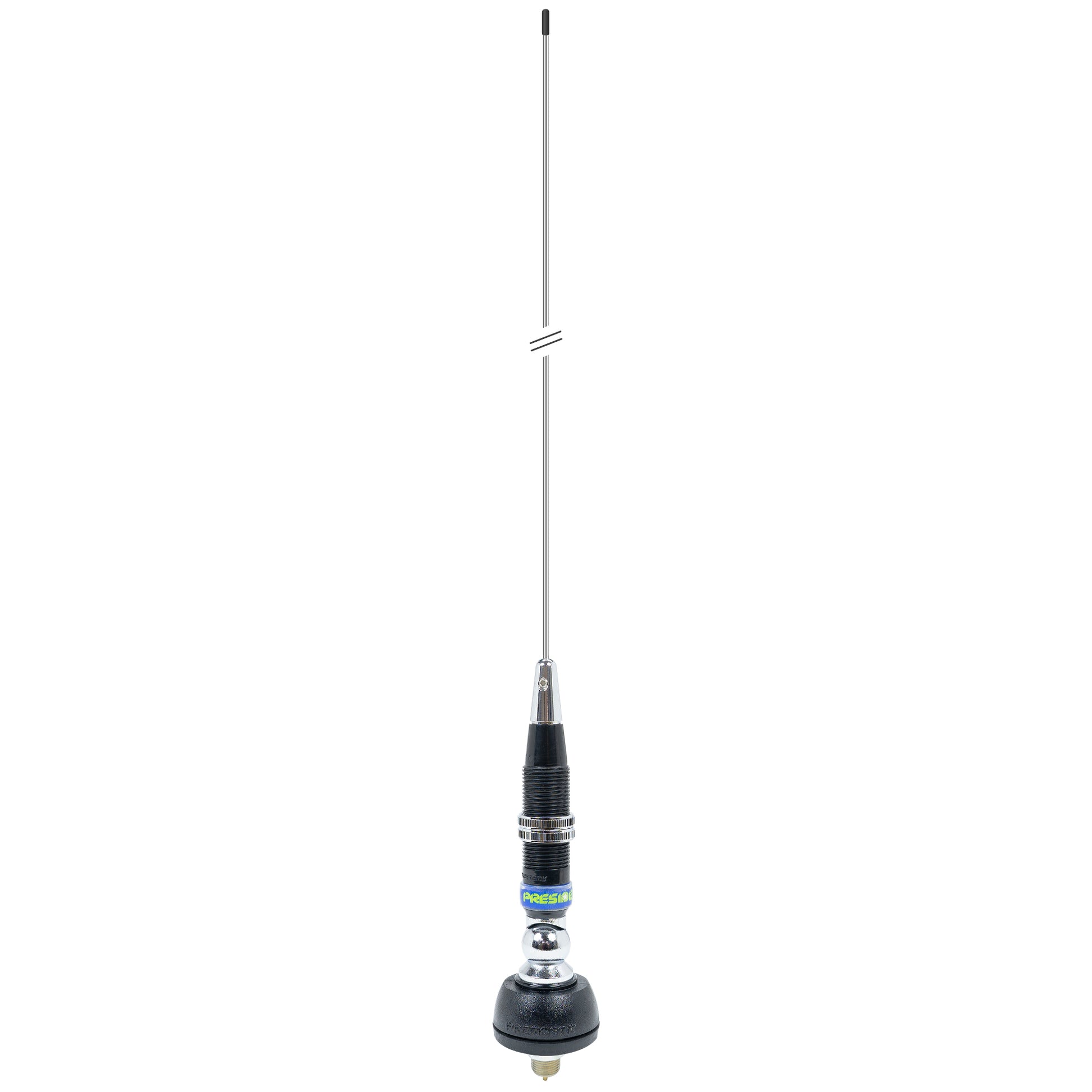 Antena CB President Iowa, 102cm, 26-28 MHz cu montura fixa si cablu 4,4m inclus, Cod AMMI120