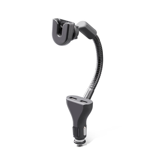 Incarcator auto Midland ST-DUAL USB cu suport pentru microfon, alimentare 12V