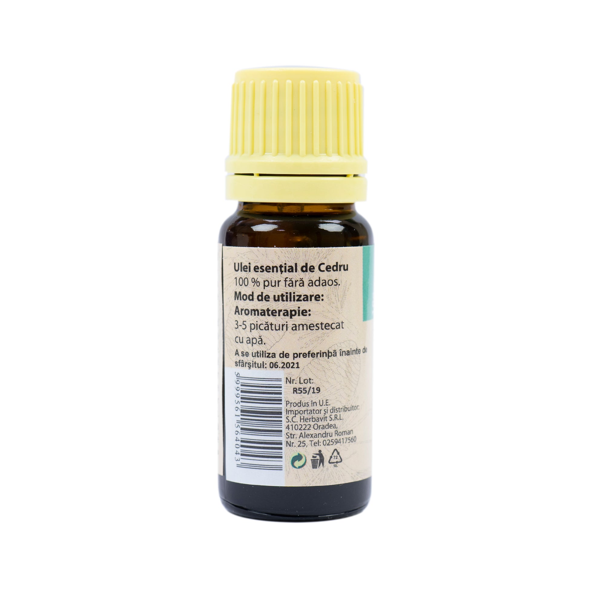 Ulei esential de Cedru (Juniperus mexicana) 100% pur fara adaos, 10 ml