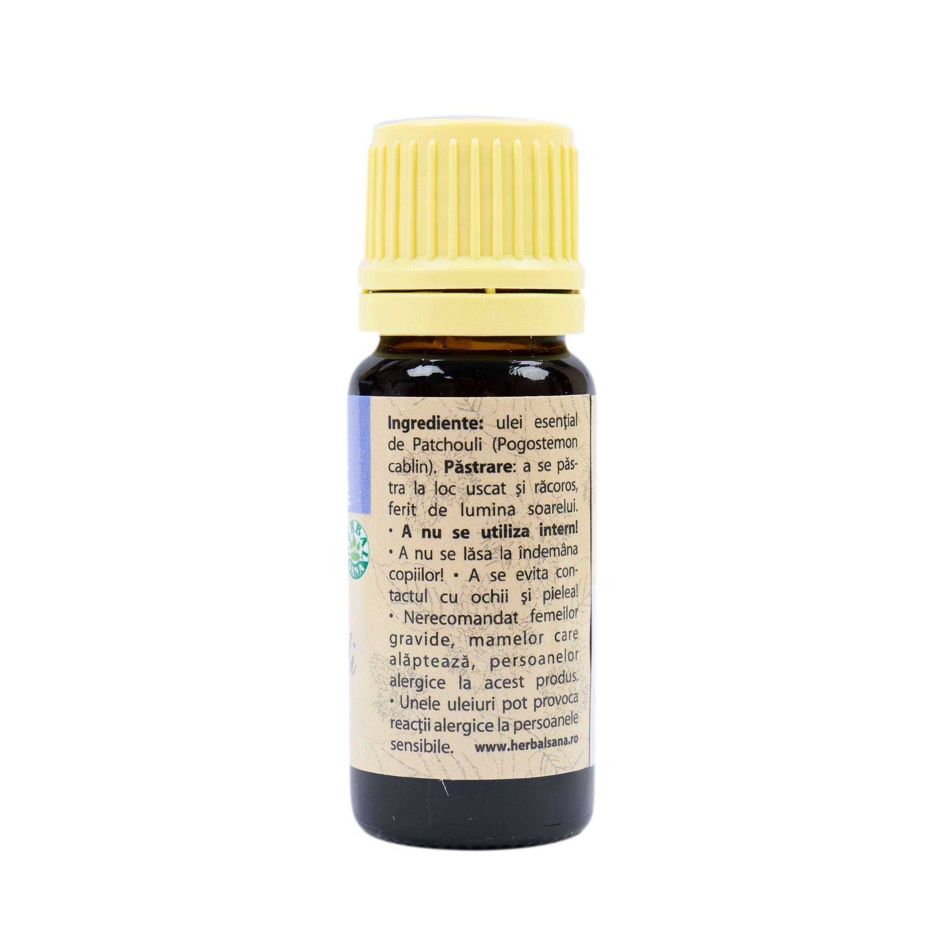 Ulei esential de Patchouli (Pogostemon cablin), 100% pur fara adaos, 10 ml