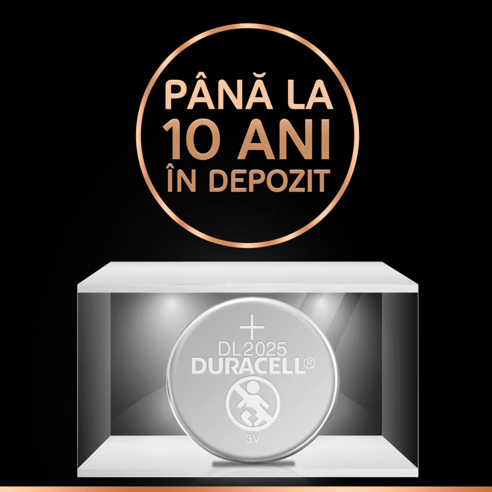 Baterii Duracell Specializate Lithiu, DL/CR2025, 2 buc cod 5003990