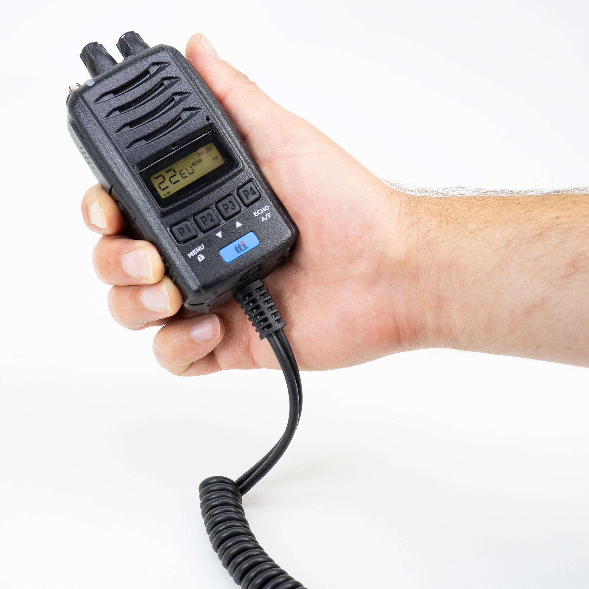 Statie radio CB portabila TTi TCB-H100, alimentare 12V/24V, Roger Beep, Squelch