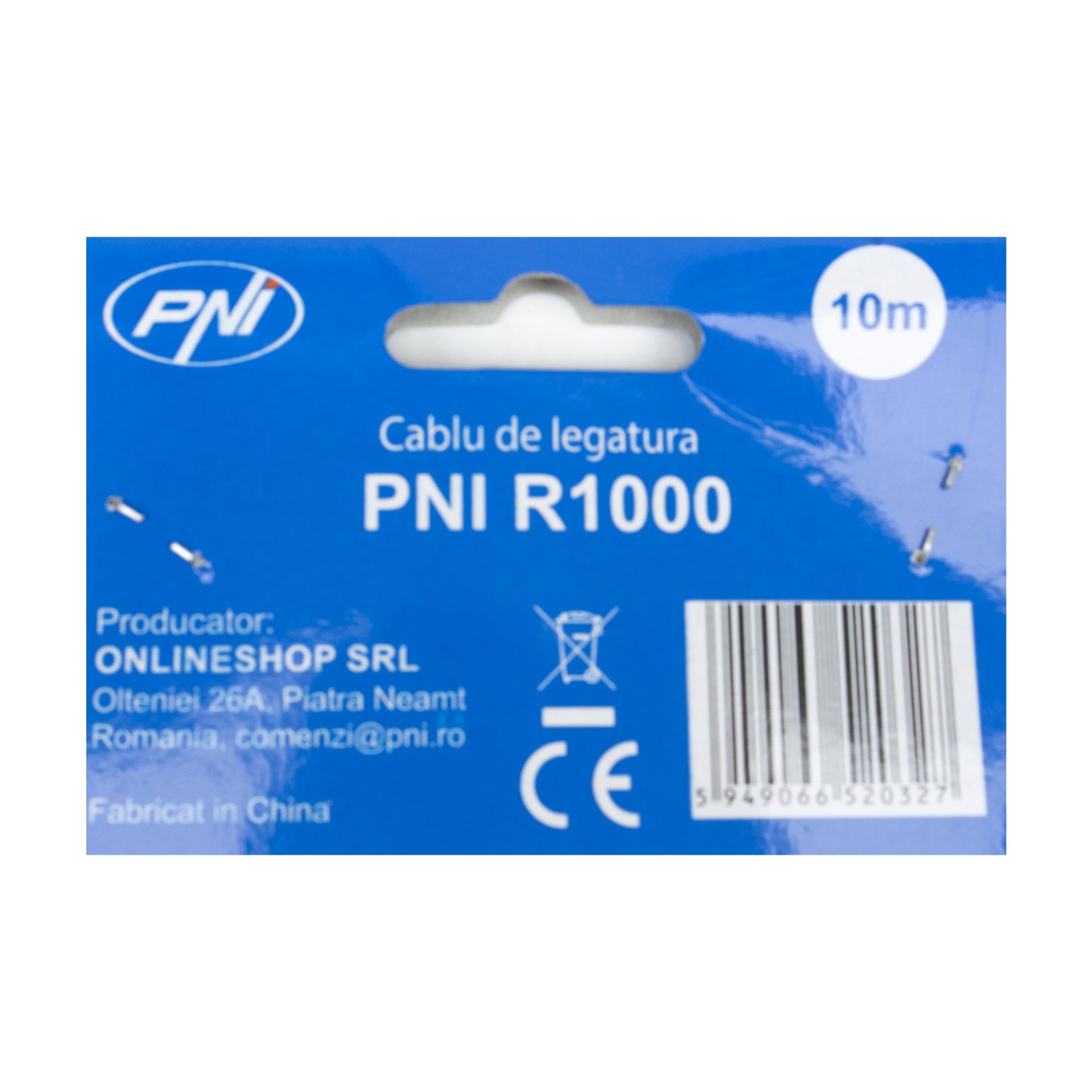 Cablu de legatura PNI R1000 cu mufe PL259 lungime 10m