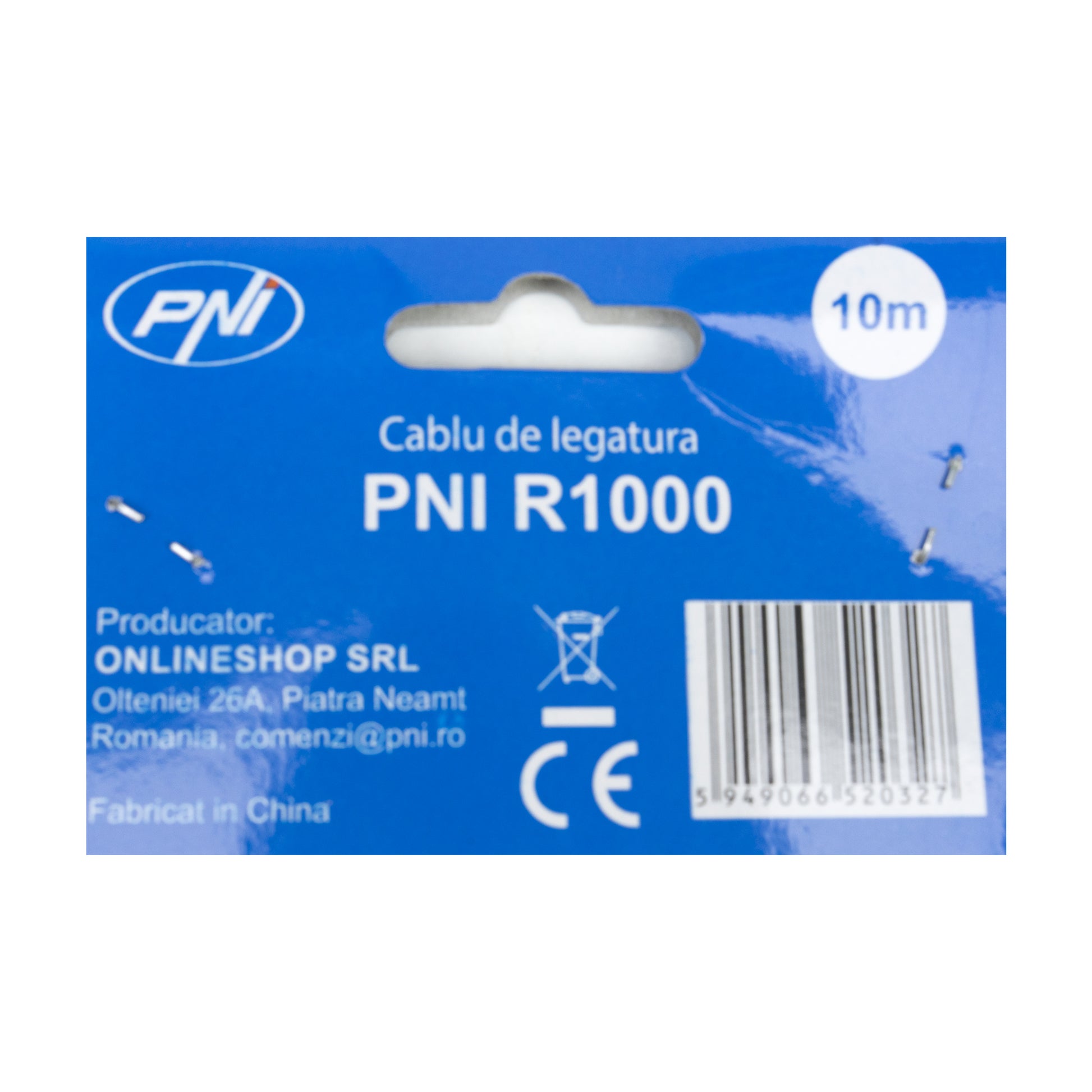 Cablu de legatura PNI R1000 cu mufe PL259 lungime 10m