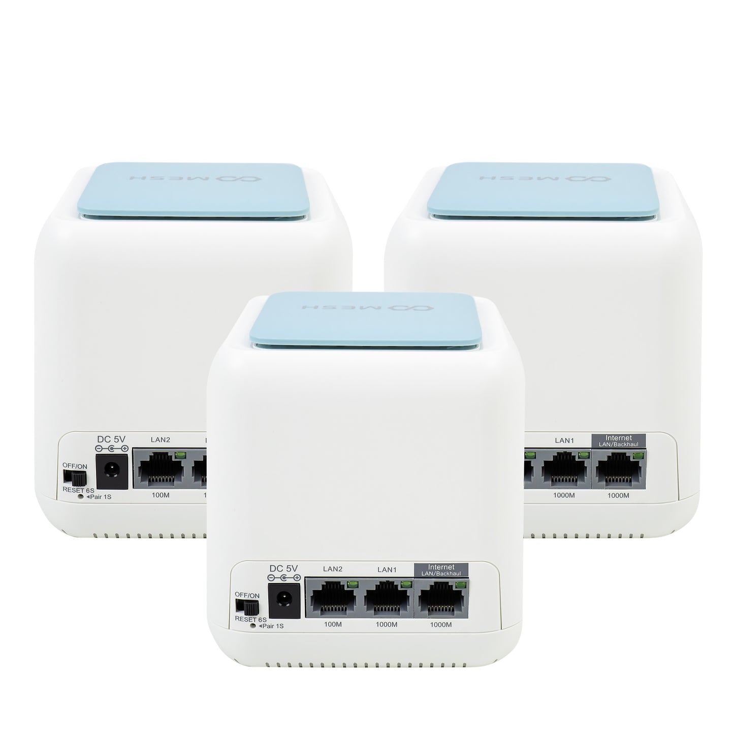 Sistem Mesh Wi-Fi PNI GB1200 Gigabit cu acoperire completa pentru casa 3 buc router si AP acces point