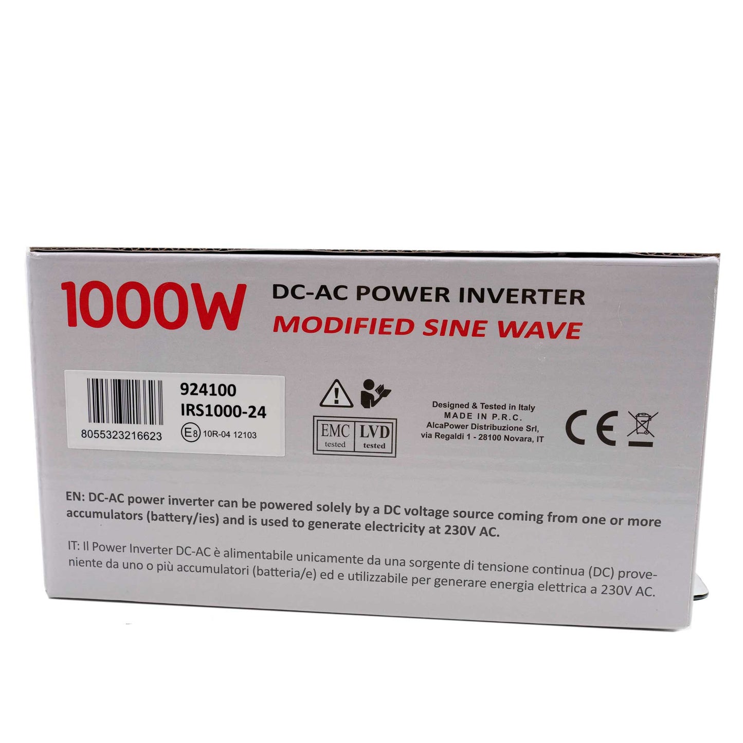 Invertor de tensiune AlcaPower by President 1000W 24V-230V, sinusoida modificata, port USB