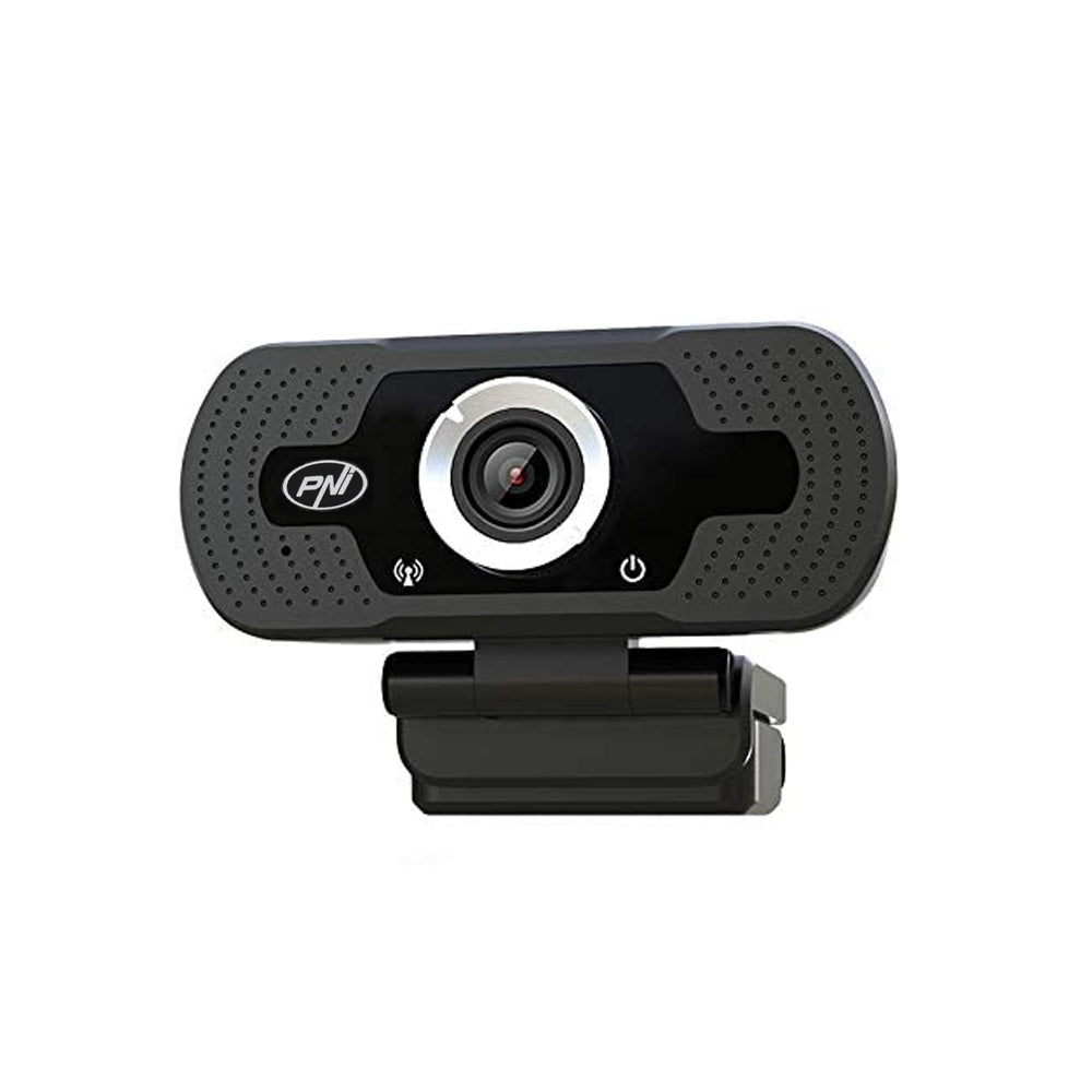 Camera Web PNI CW2860 Full HD 4MP, USB, Clip-on, Microfon incorporat, Conectare PC/Laptop, @30fps, Corectie automata de culoare