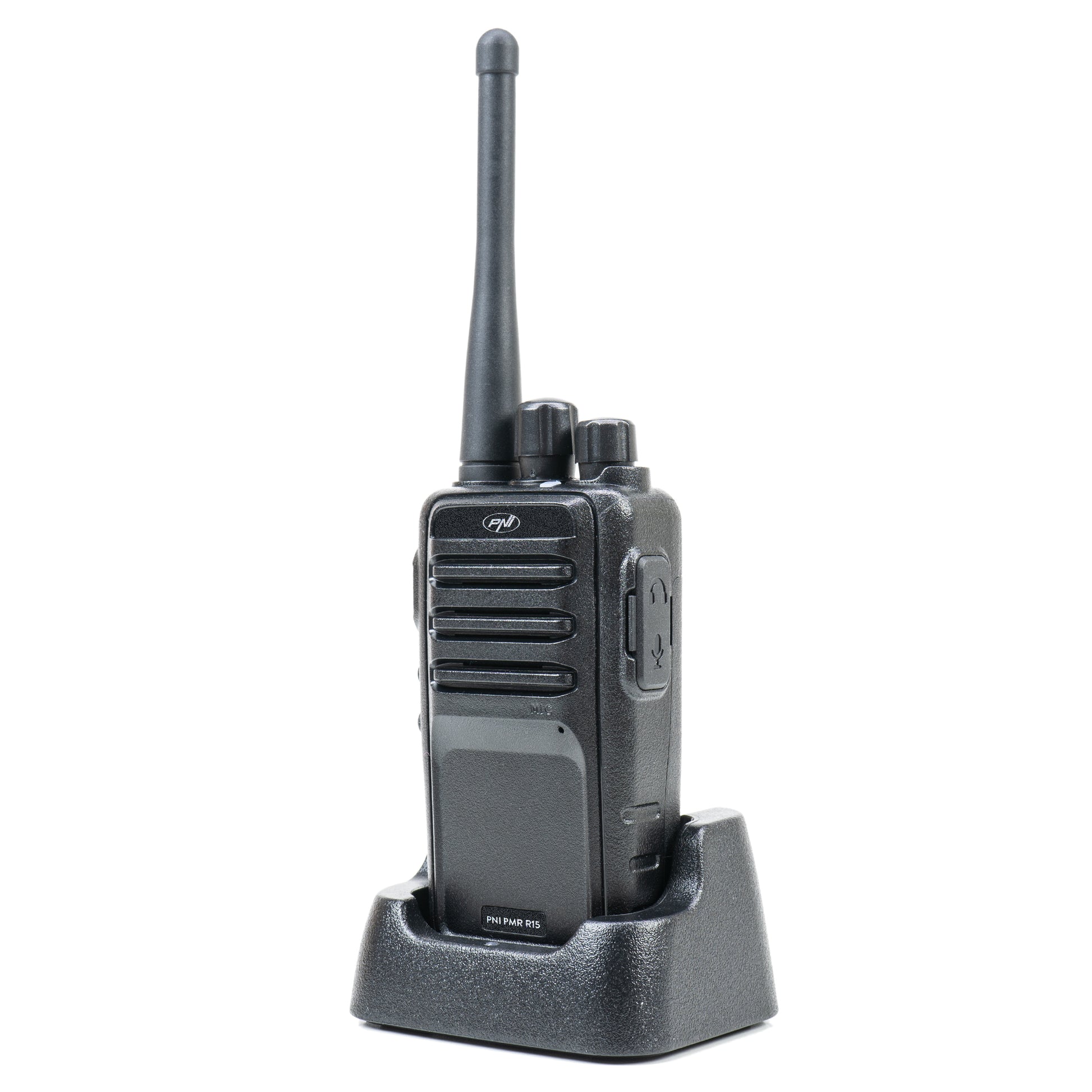 Statie radio portabila profesionala PNI PMR R15 0.5W, 16 canale programabile, 16 PMR si tonuri 50 CTCSS si 104 DCS, ASQ, TOT, monitor, programabila, acumulator 1200mAh