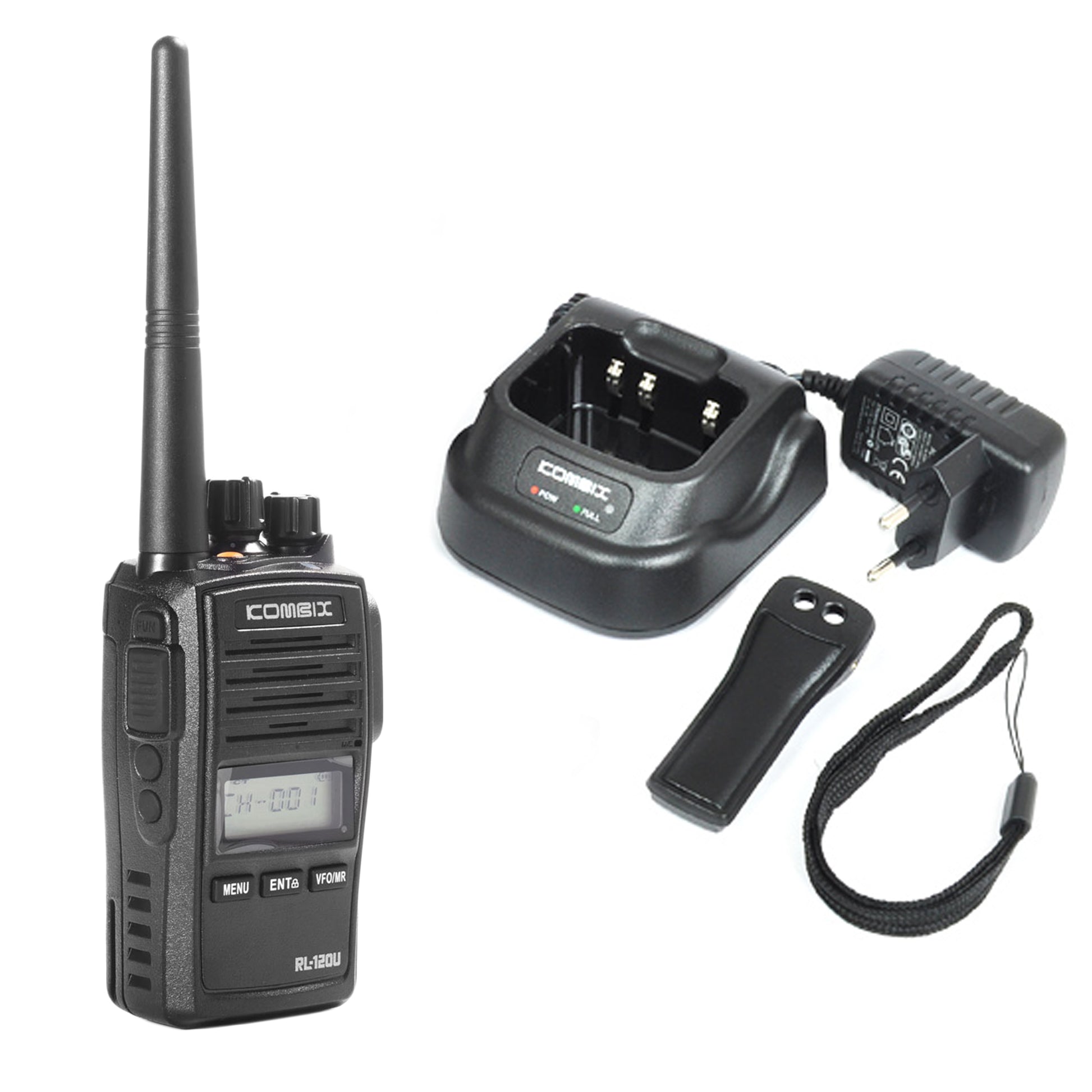 Statie radio portabila UHF PNI Kombix RL-120U, 440–470 MHz, waterproof IP67
