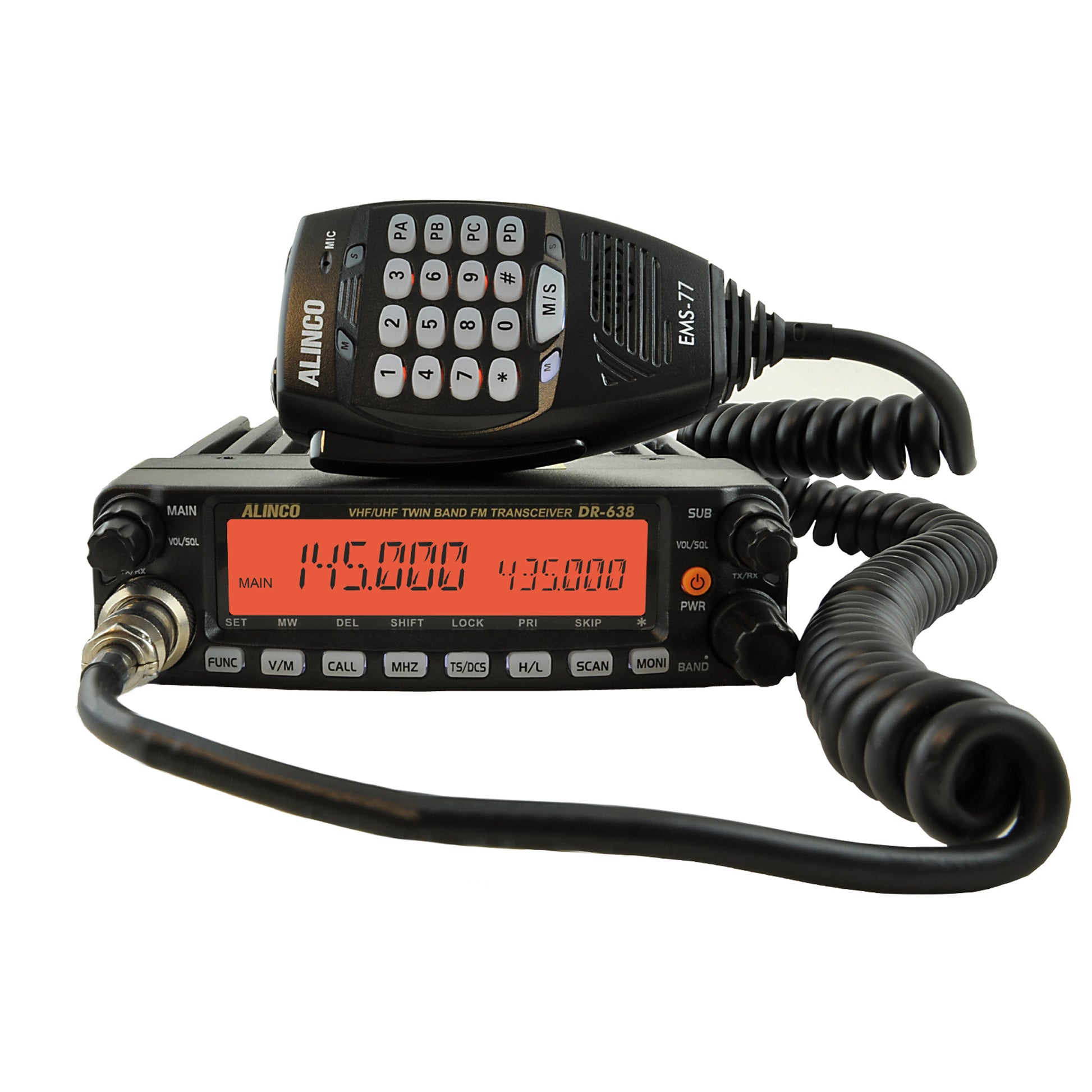 Statie radio VHF/UHF PNI Alinco DR-638HE dual band 144-146MHz/430-440Mhz pentru radioamatori
