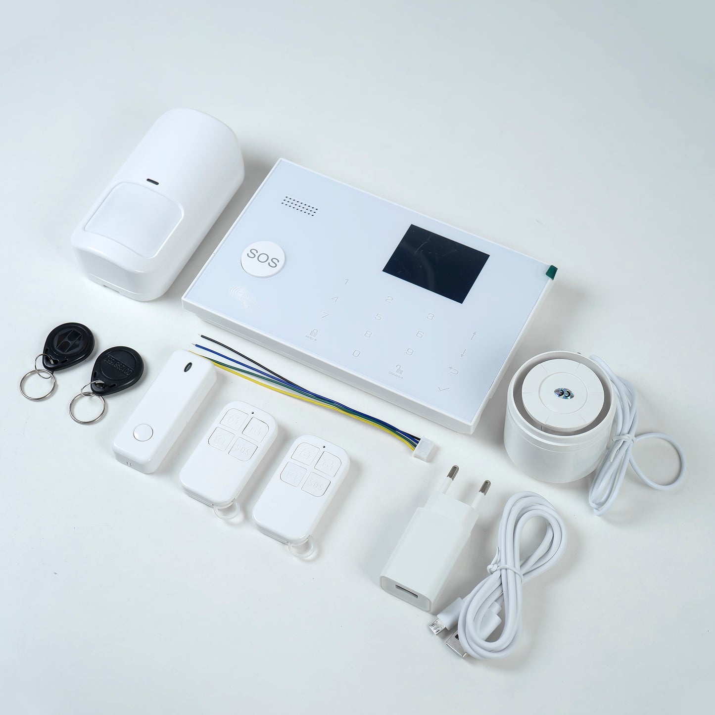 Sistem de alarma wireless PNI SafeHome PT700 WiFi si GSM 4G cu monitorizare si alerta prin Internet, SMS, apel vocal, aplicatie mobil Tuya Smart, integrare in scenarii si automatizari smart cu alte produse compatibile Tuya, Alexa si Google Assistant