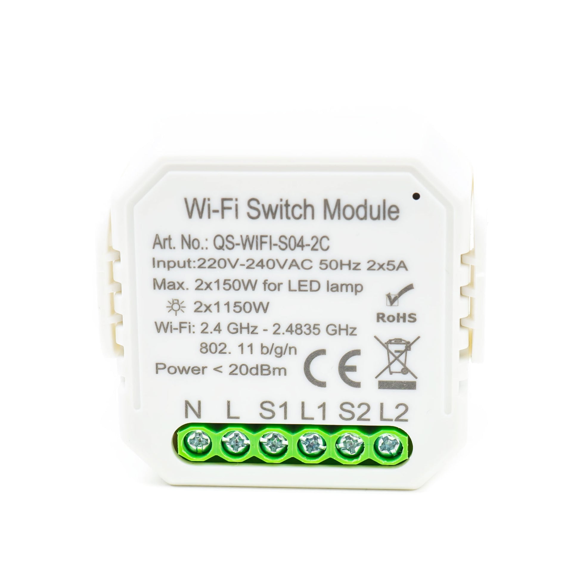 Releu inteligent PNI SafeHome PT82C 2 canale, WiFi, 2x5A, comanda prin internet, aplicatie de mobil Tuya Smart, integrare in scenarii si automatizari smart cu alte produse compatibile Tuya, Alexa si Google Assistant