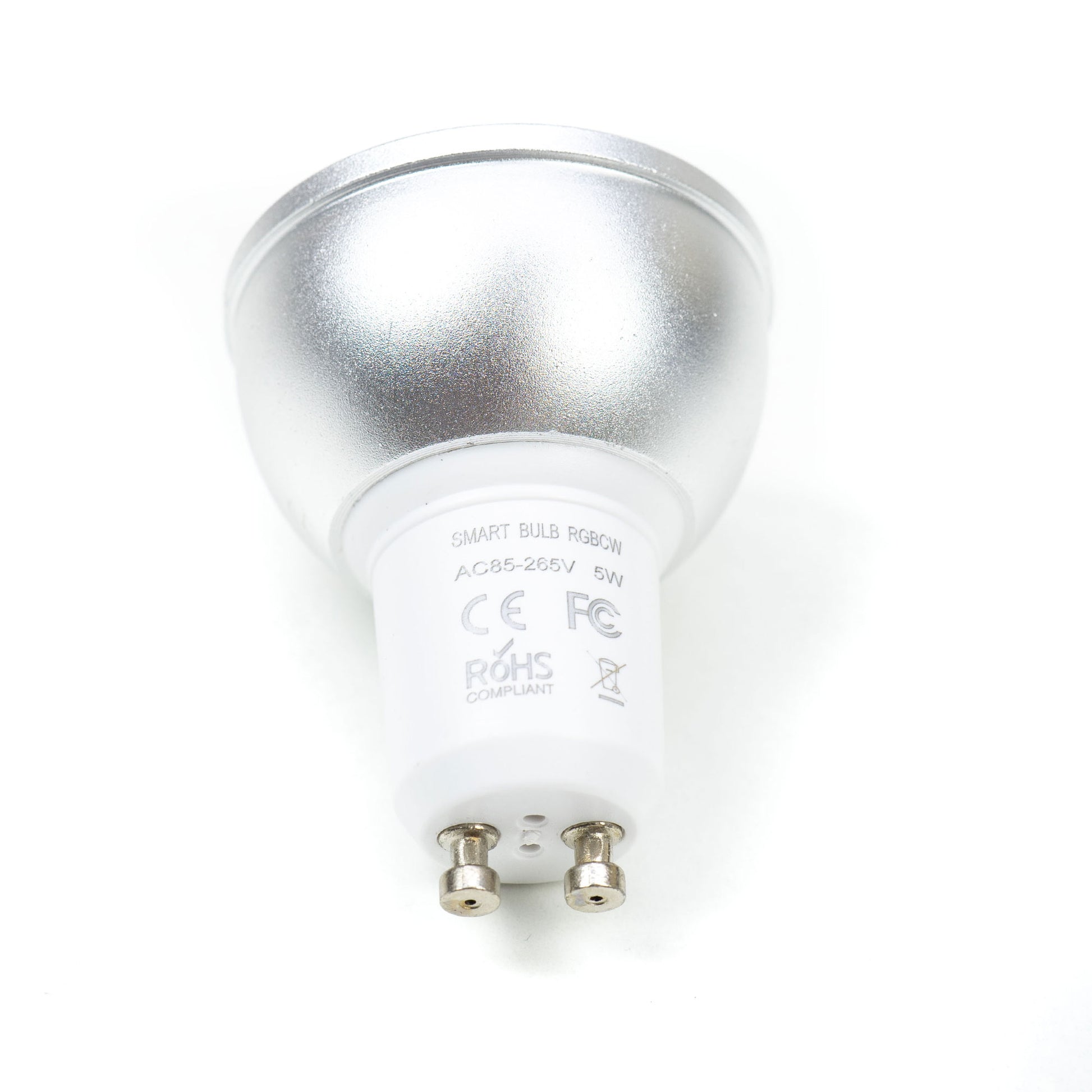 Bec inteligent PNI SafeHome PT51RG LED, GU10, WiFi, RGBW, 5W,  500 lm, lumina/culoare reglabila prin internet, Aplicatie Tuya Smart, integrare in scenarii si automatizari smart cu alte produse compatibile Tuya, Alexa si Google Assistant