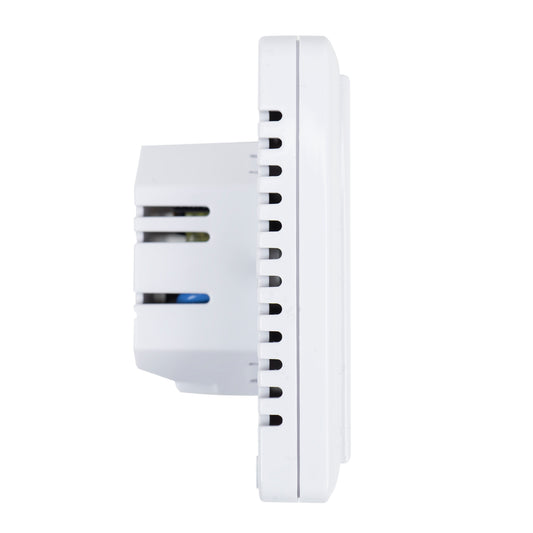 Termostat inteligent incastrabil PNI CT25PW WiFi, control prin internet, incalzire cu apa in pardoseala, actuatoare, pompe, centrala, aplicatie mobil Tuya Smart, integrare in scenarii smart cu alte produse compatibile Tuya, Alexa, Google Home