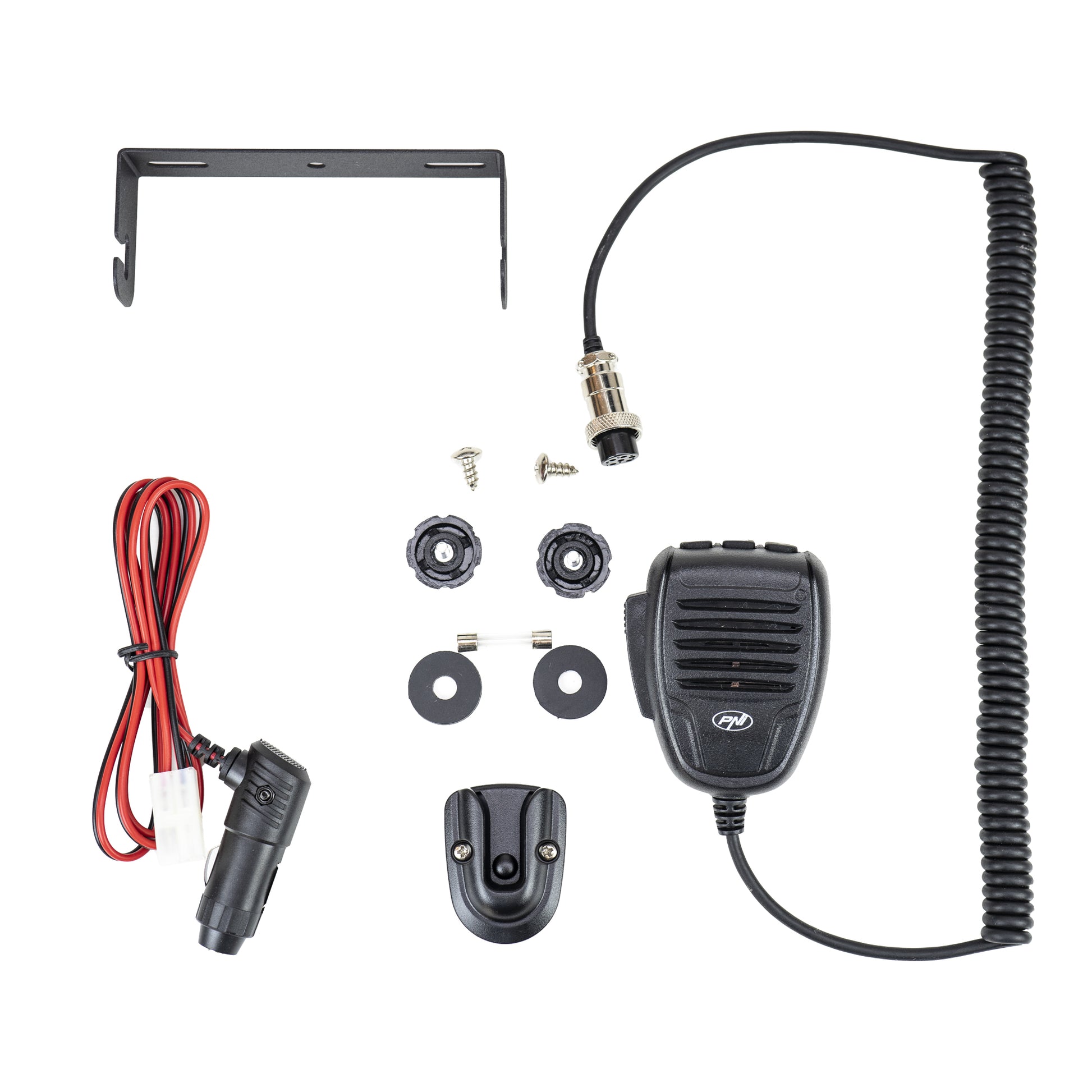 Statie radio CB PNI Escort HP 9700 USB, ANC, ASQ, alimentare 12V / 24V, functie PA, mufa de bricheta inclusa