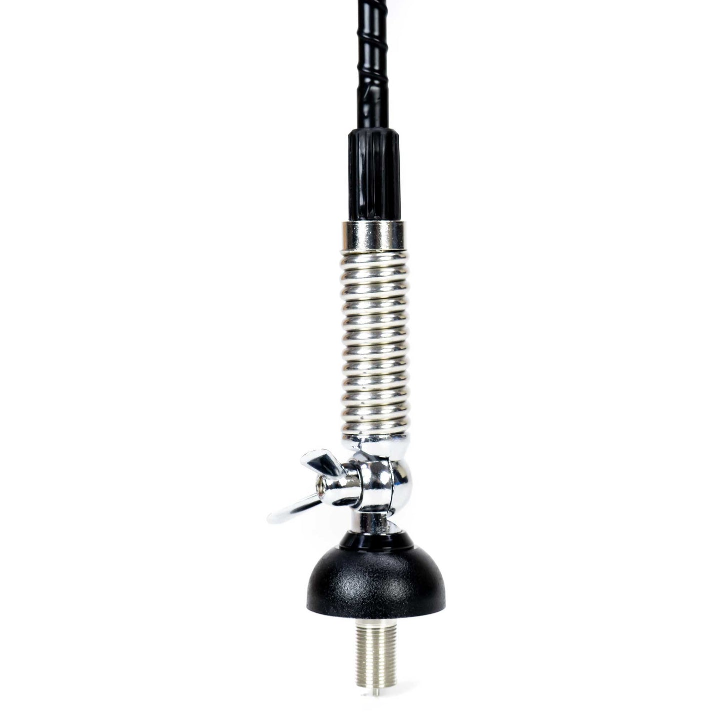 Antena CB PNI S60 cu fluture, lungime spic 59 cm, cu montura, cablu 4 m si mufa PL, fibra de sticla