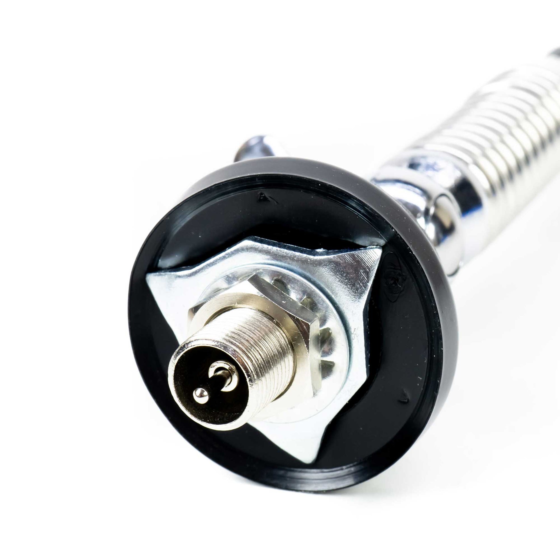 Antena CB PNI S60 cu fluture, lungime spic 59 cm, cu montura, cablu 4 m si mufa PL, fibra de sticla