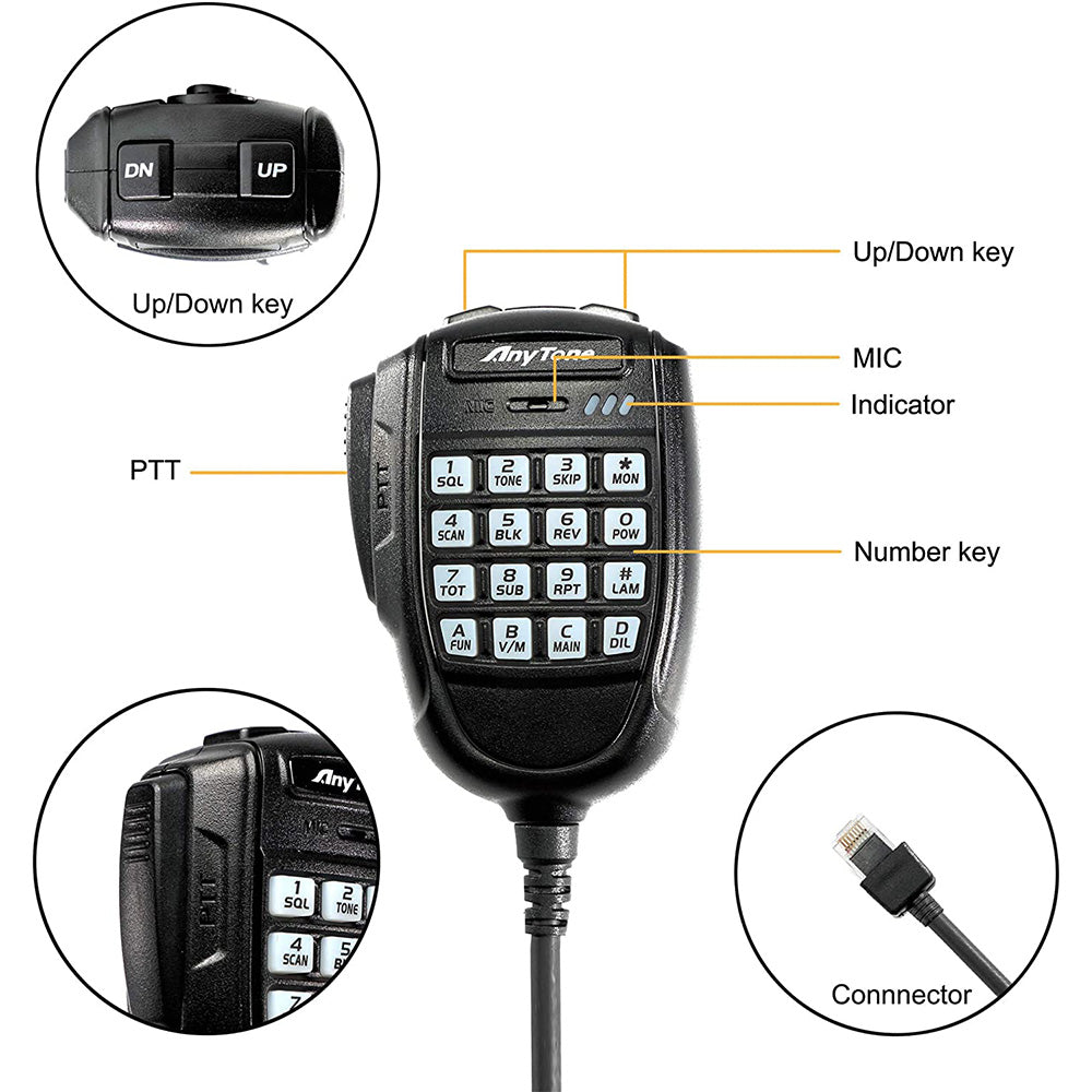 Statie radio VHF/UHF PNI Anytone AT-779UV dual band 144-146MHz/430-440Mhz