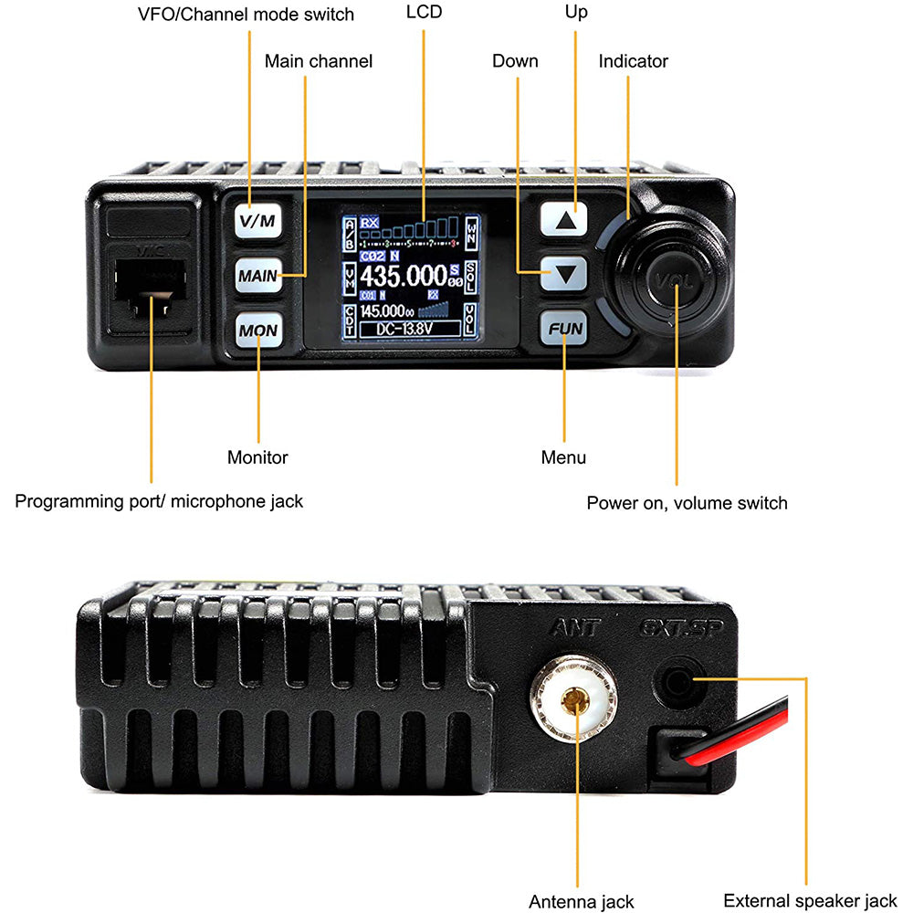 Statie radio VHF/UHF PNI Anytone AT-779UV dual band 144-146MHz/430-440Mhz