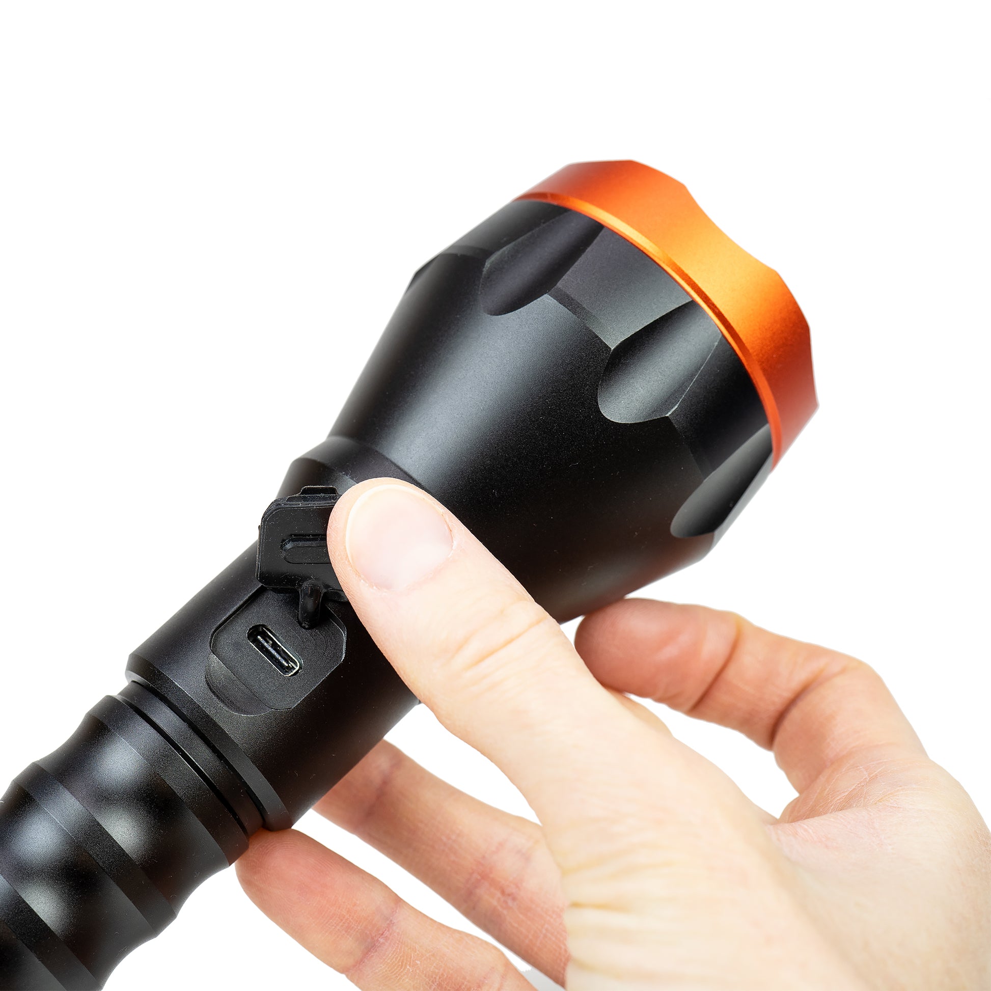 Lanterna PNI Adventure F550 Crystal LED, 10W, din aluminiu, 2500lm, pana la 700m, IPX6, acumulator 4000mAh inclus, incarcare prin USB Type-C