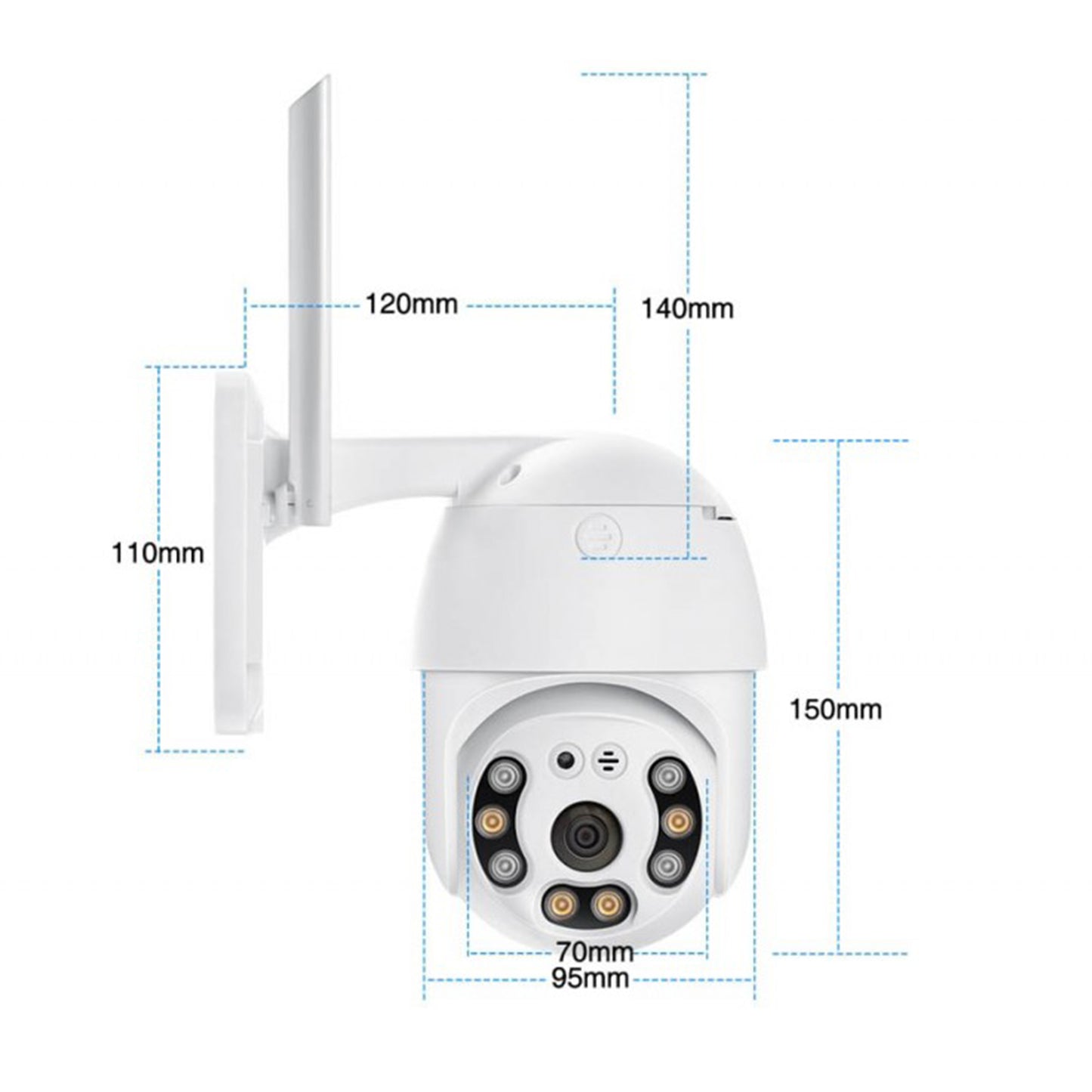Camera supraveghere video PNI IP622W WiFi PTZ 1080p 2MP