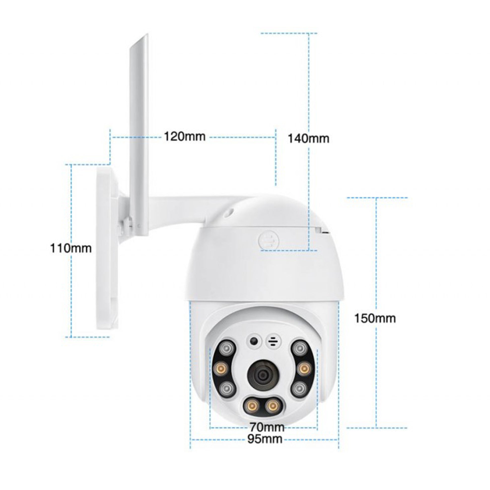 Camera supraveghere video PNI IP622W WiFi PTZ 1080p 2MP