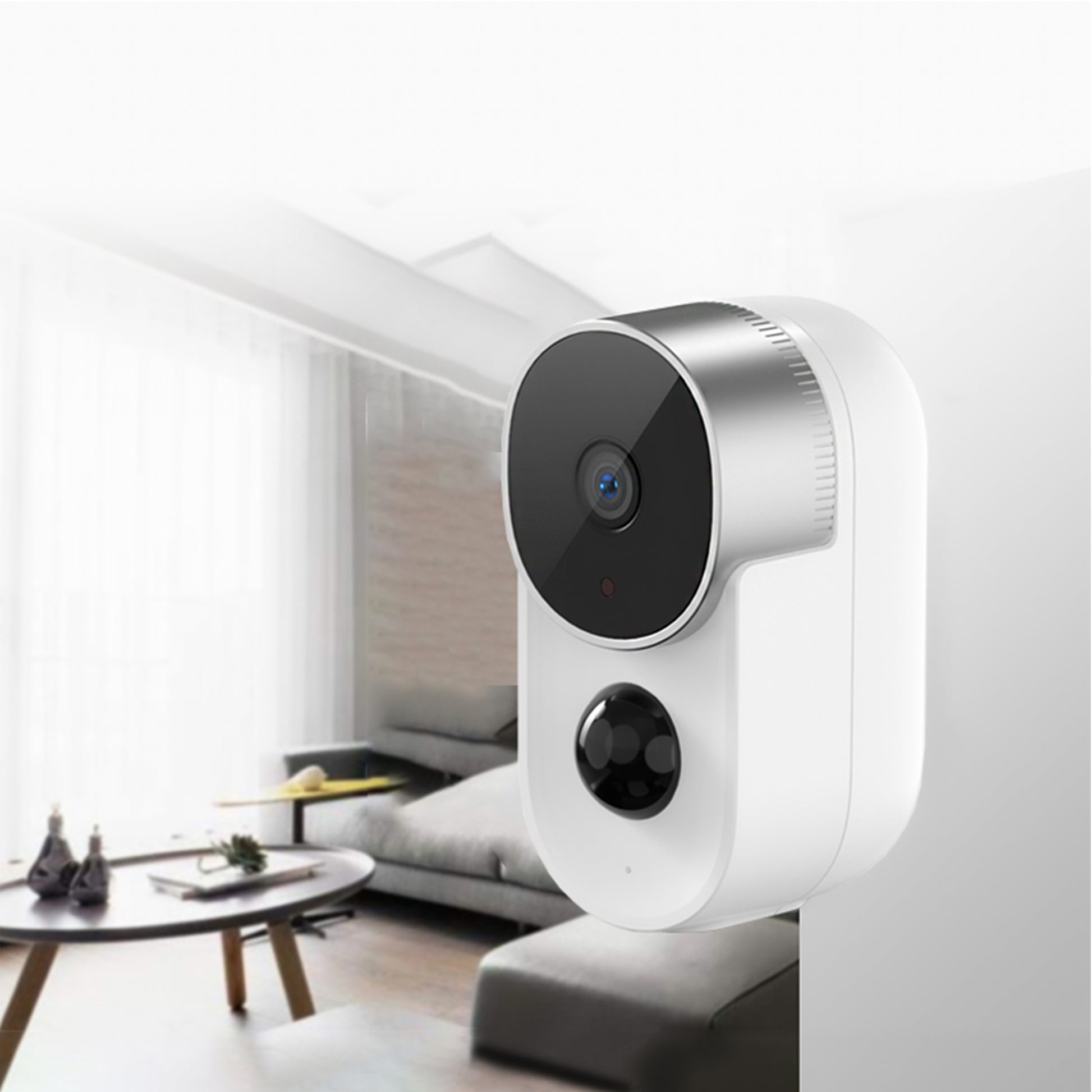 Camera supraveghere video PNI IP837W, 2MP, cu IP, P2P, wireless, slot card micro SD, audio bidirectional, control prin aplicatia Tuya Smart