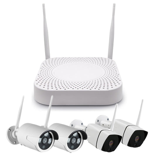 Kit supraveghere video PNI House TY200 - 4 camere Full HD, control prin aplicatia Tuya Smart