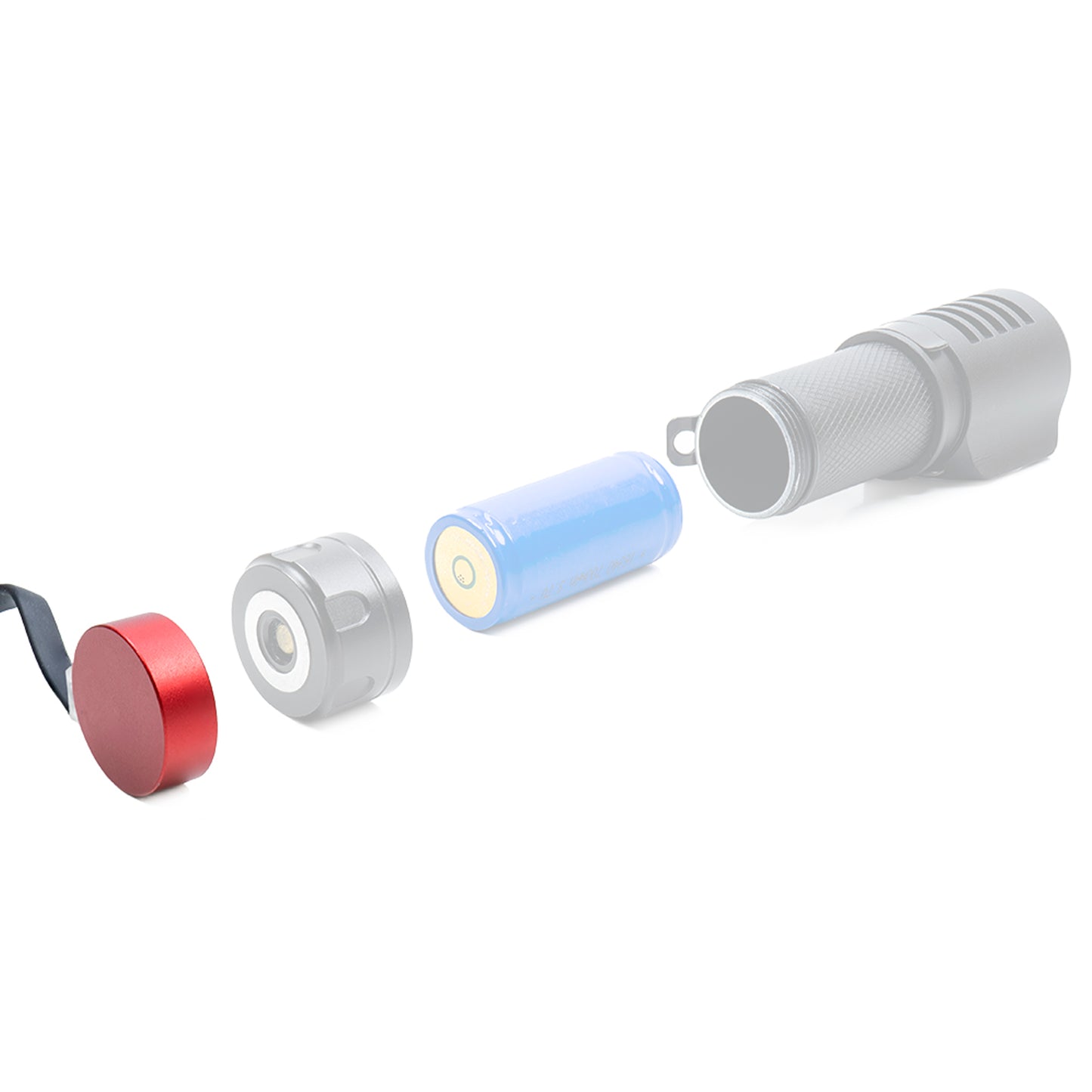 Cablu USB pentru incarcare lanterne PNI Adventure F75, cu contact magnetic, lungime 50 cm