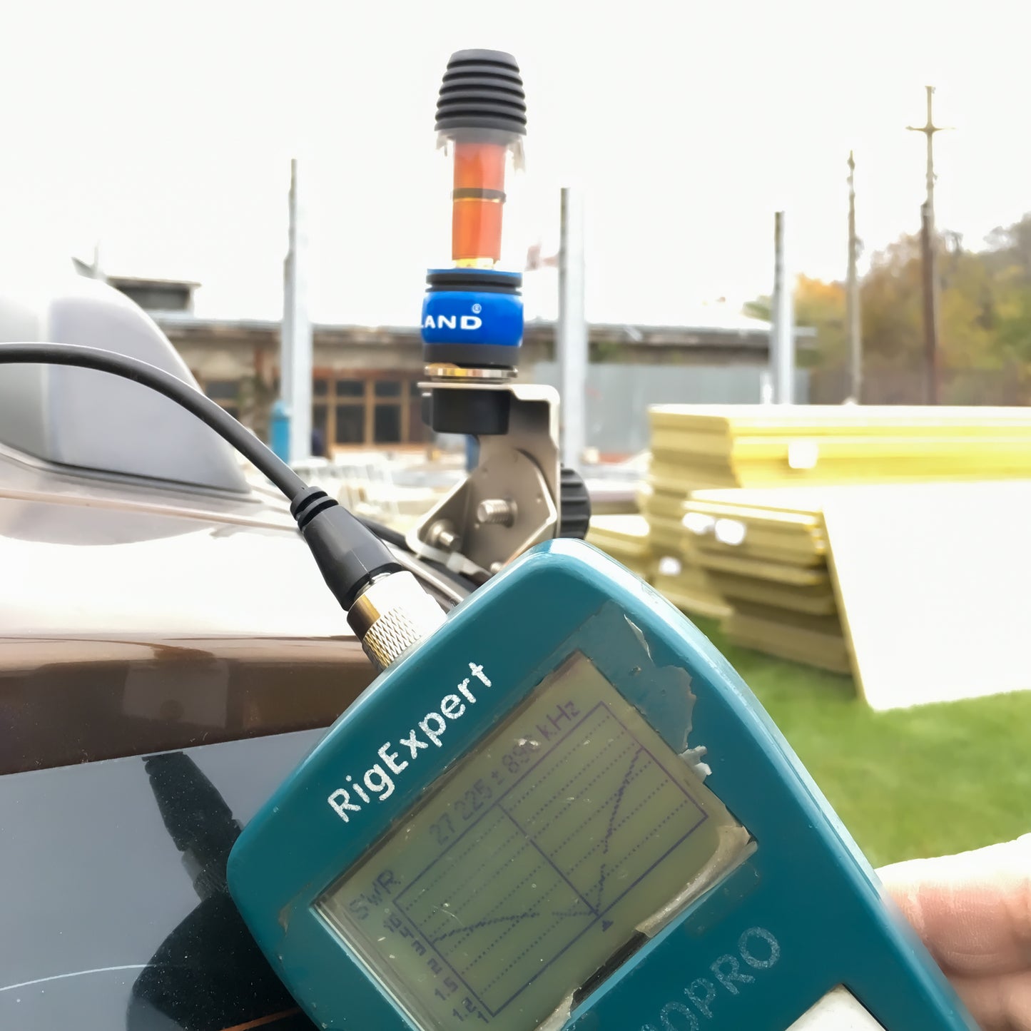 Cablu de legatura PNI T601 pentru antene cu filet include mufa PL259 lungime 528 cm