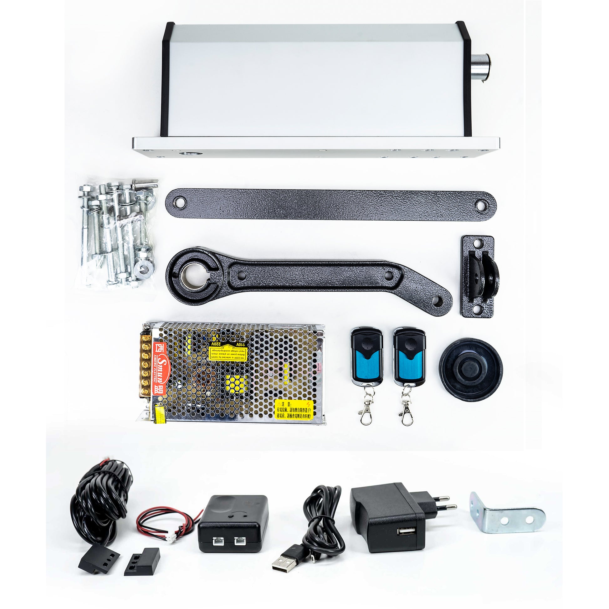 Kit automatizare prin internet cu Releu PNI SmartHome RG120 WiFi si motor deschidere poarta batanta PNI DU160