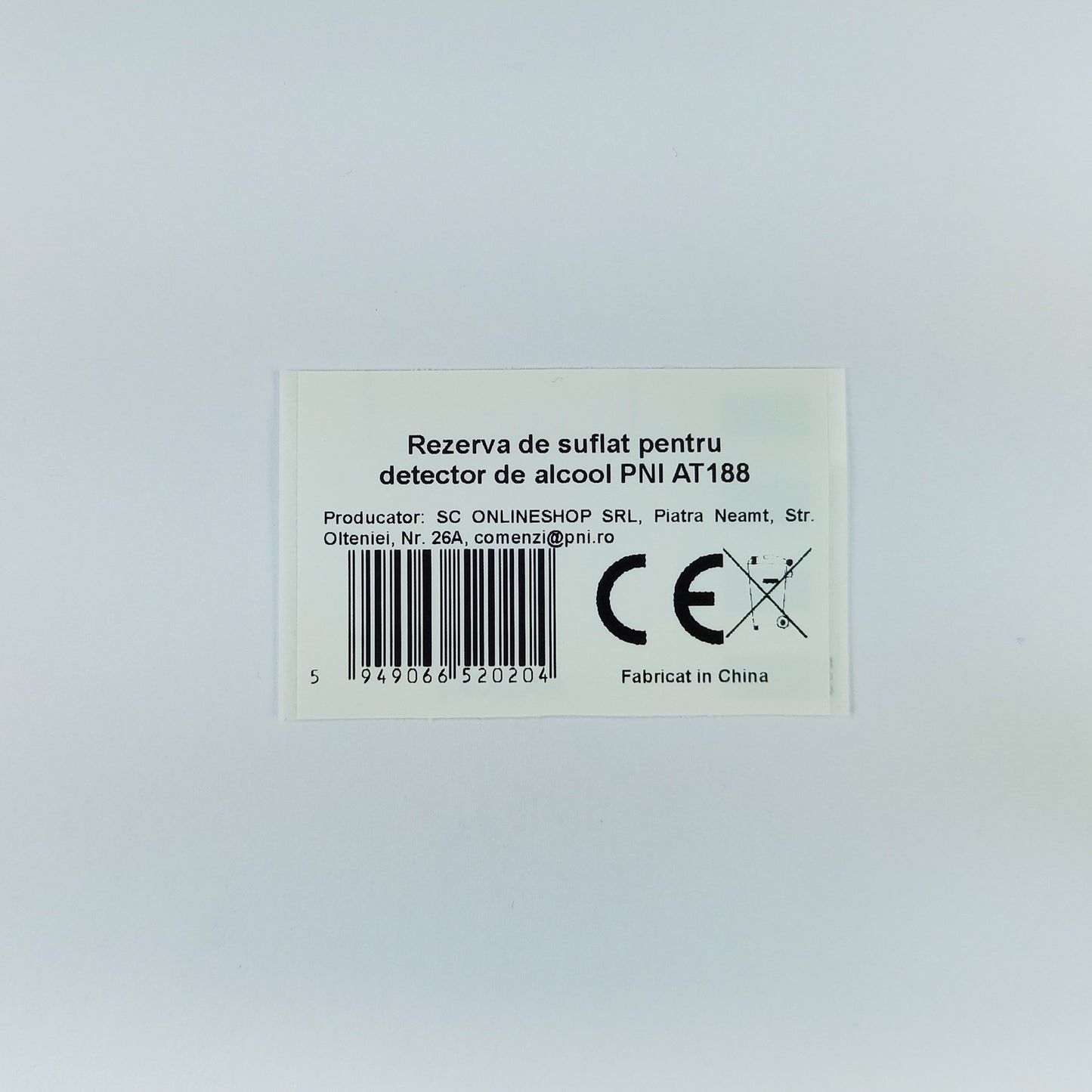 Rezerva de suflat pentru detector de alcool PNI AT188