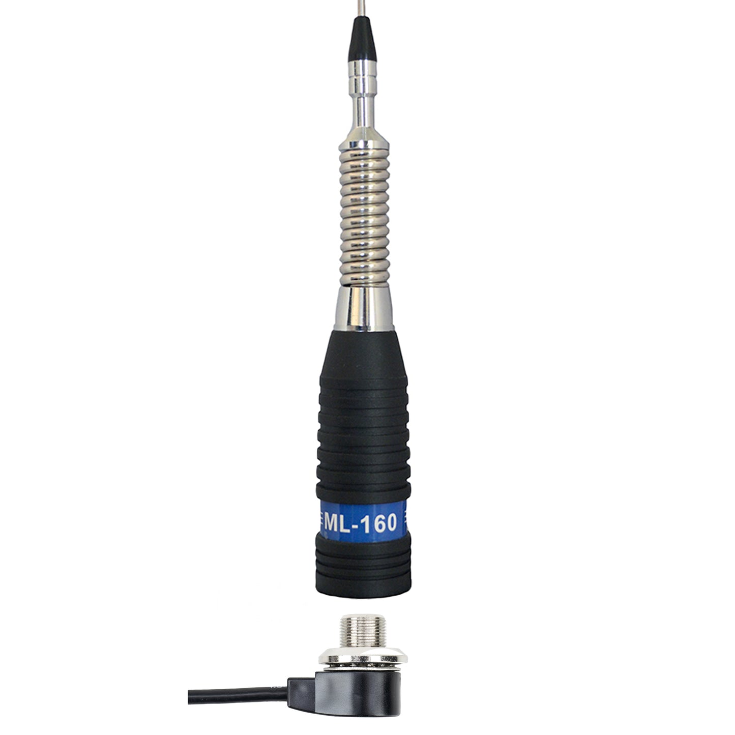 Pachet antena CB PNI ML160, 145 cm si cablu de legatura PNI T601 cu lungimea de 4 metri pentru montaj pe suport fix