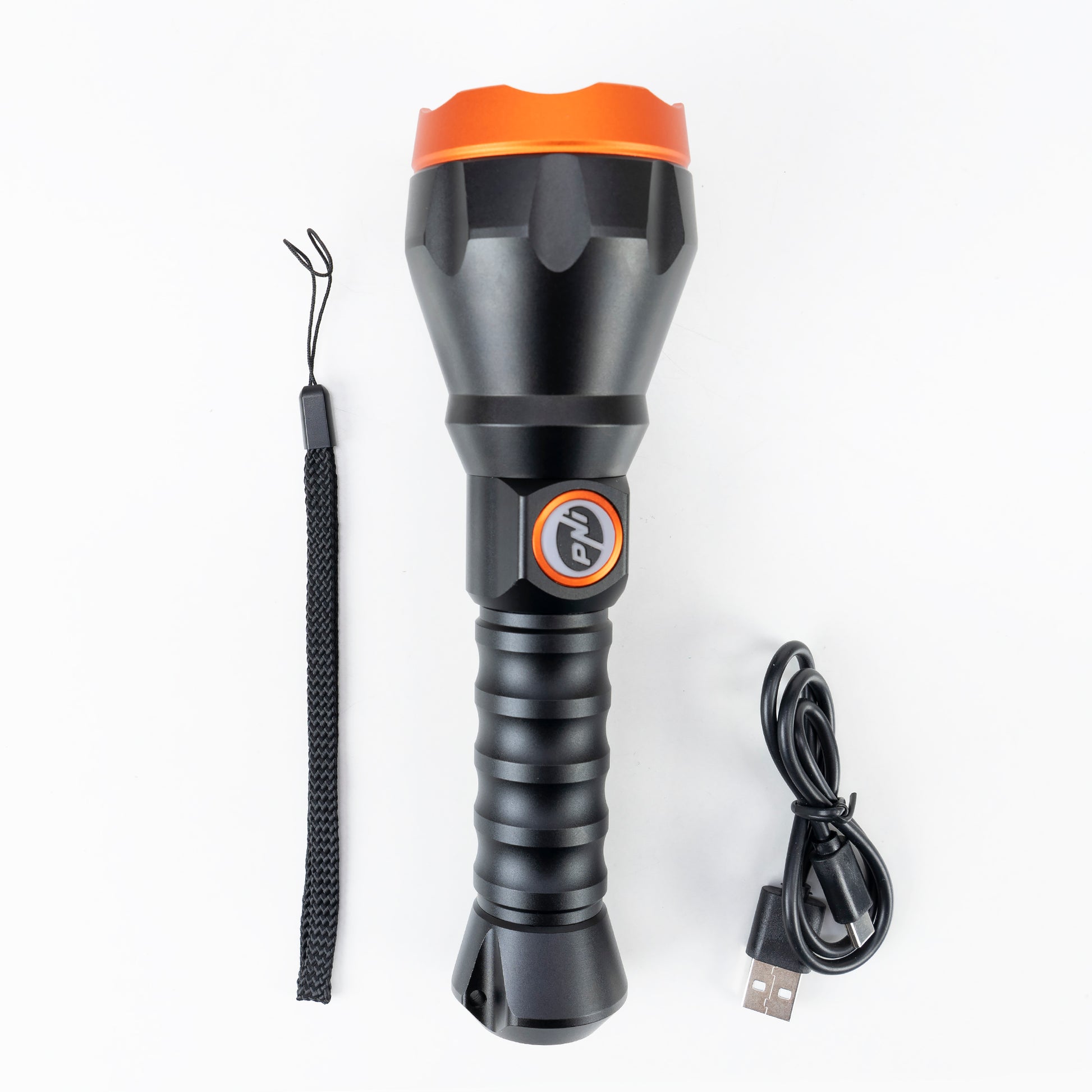 Lanterna PNI Adventure F550 Crystal LED, 10W, din aluminiu, 2500lm, pana la 700m, IPX6, acumulator 4000mAh inclus, incarcare prin USB Type-C
