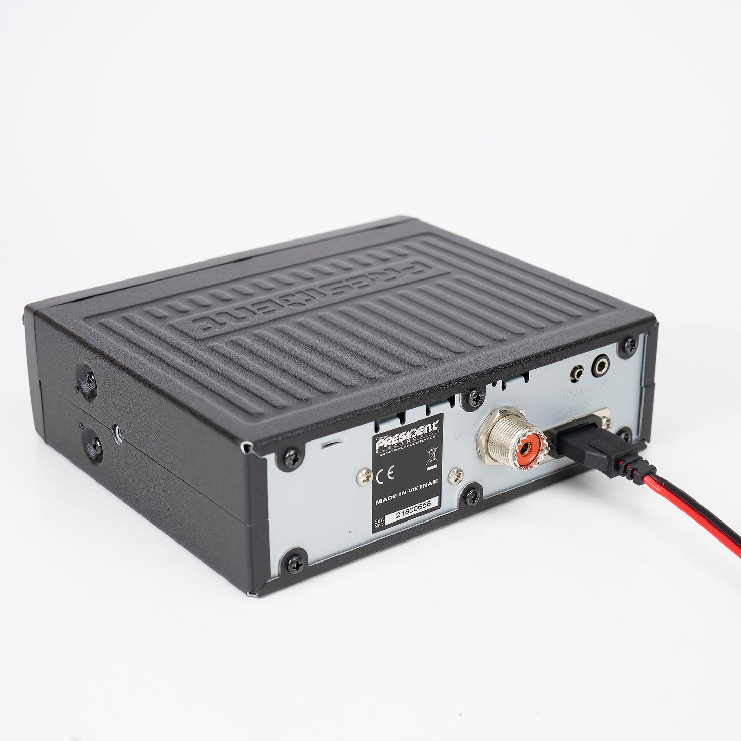 Cablu alimentare PNI cu 3 pini si siguranta 5A pentru statii radio CB, lungime 200 cm