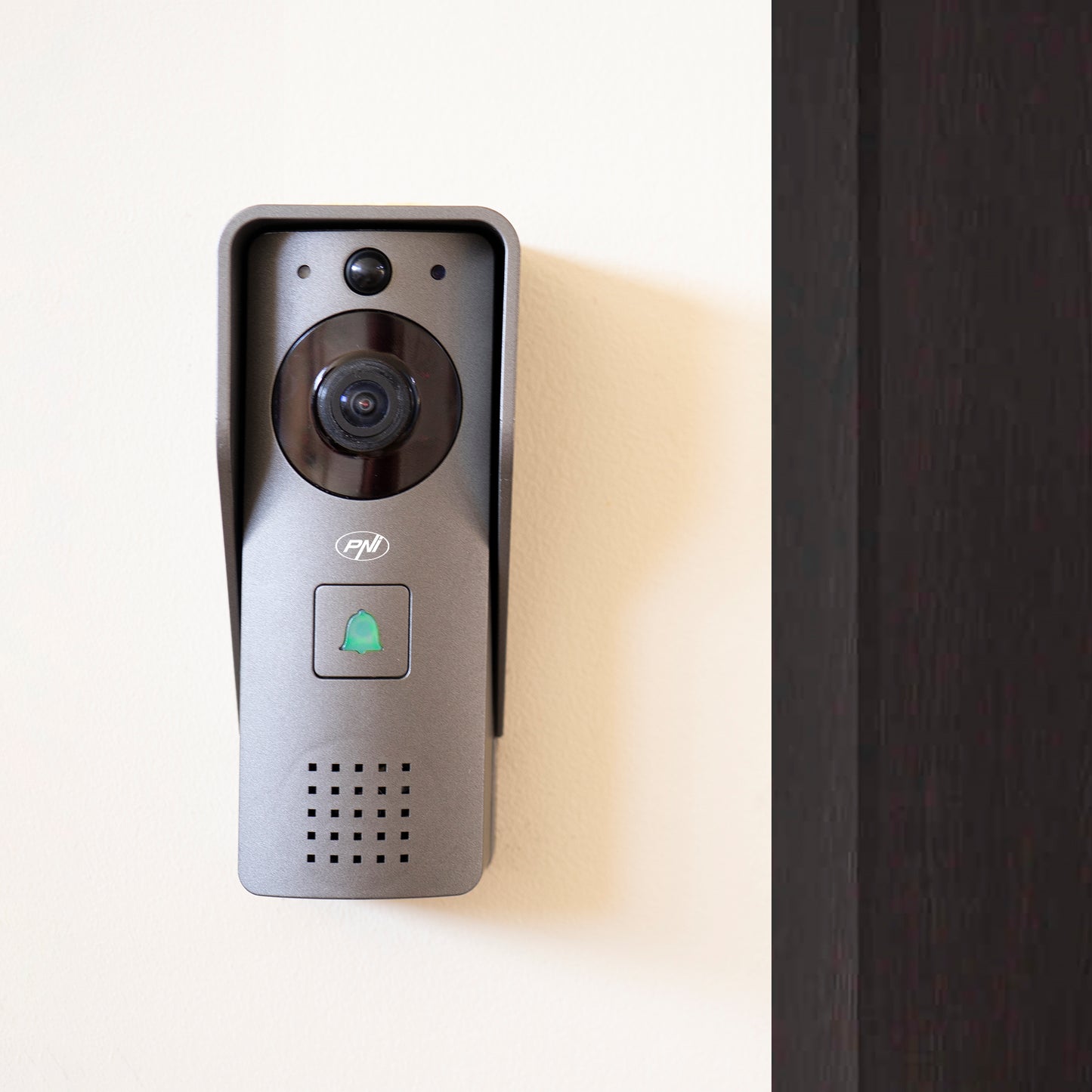 Interfon video inteligent PNI House 910 WiFi HD, P2P, iesire yala, aplicatie dedicata Tuya Smart, integrare in scenarii si automatizari smart cu alte produse compatibile Tuya