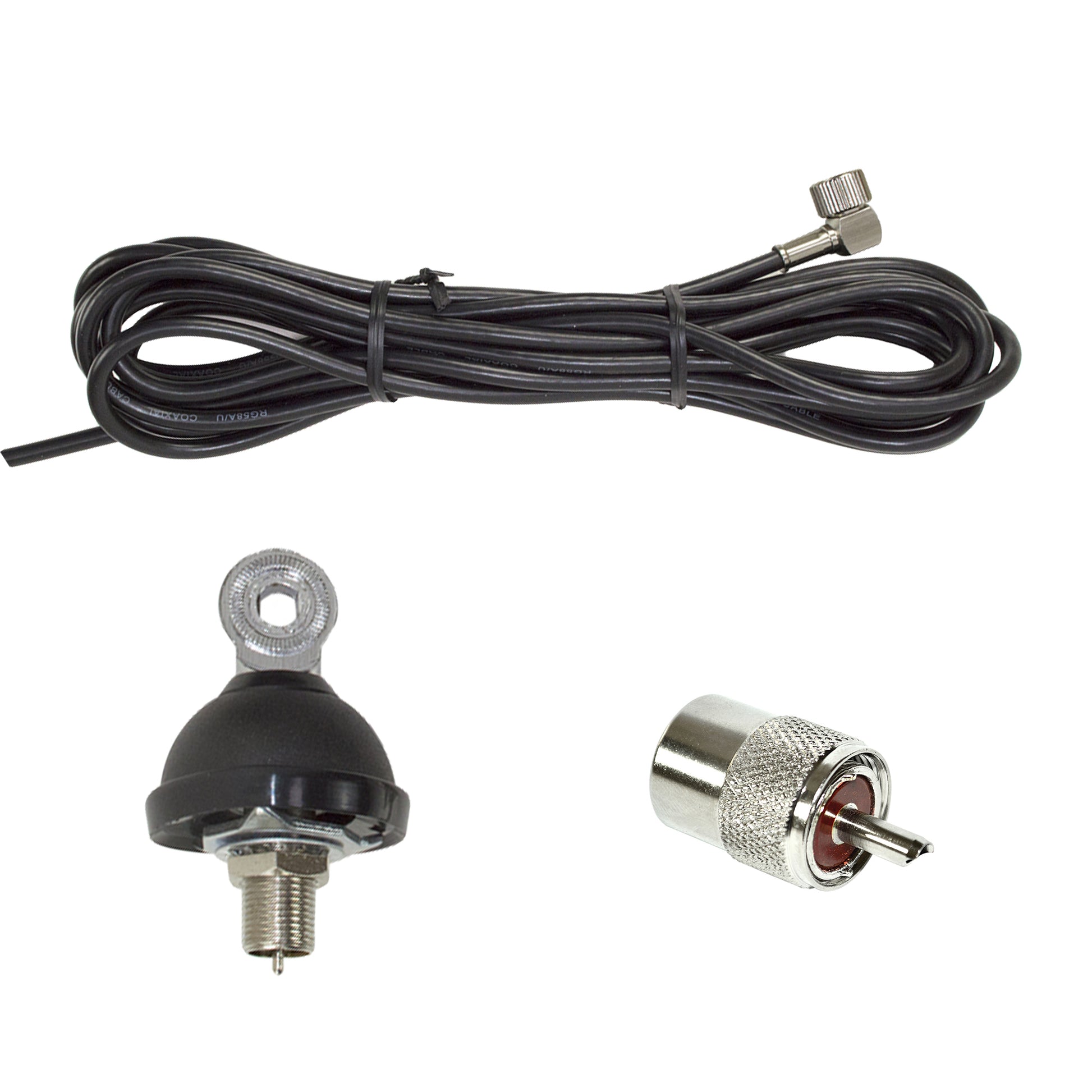 Cablu de legatura PNI FC27 si montura pentru antene cu fluture contine mufa PL259