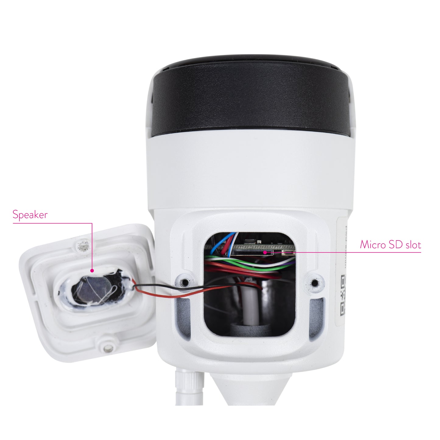 Camera supraveghere video PNI House IP52LR 2MP 1080P wireless cu IP de exterior si interior si slot microSD, mod noapte APP CamHi