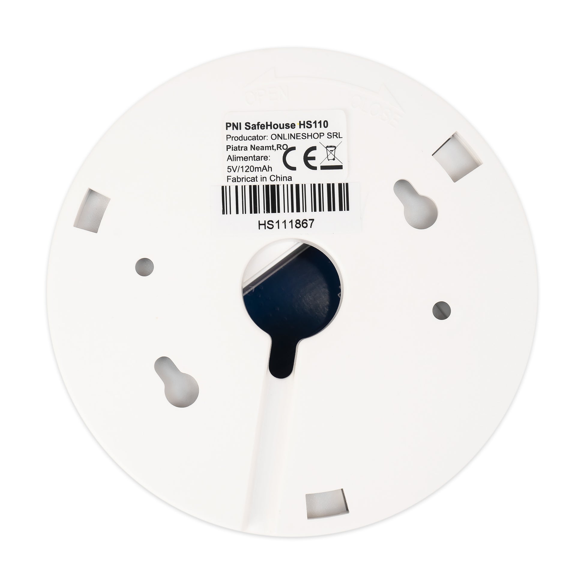 Senzor de gaz wireless PNI SafeHouse HS110 compatibil cu sistemul de alarma wireless PNI SafeHouse HS600 si HS650