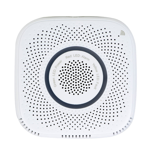 Senzor de gaz inteligent PNI SafeHome PT210G WiFi cu alertare vocala, aplicatie de mobil Tuya Smart,  integrare in scenarii si automatizari smart cu alte produse compatibile Tuya, Alexa si Google Assistant