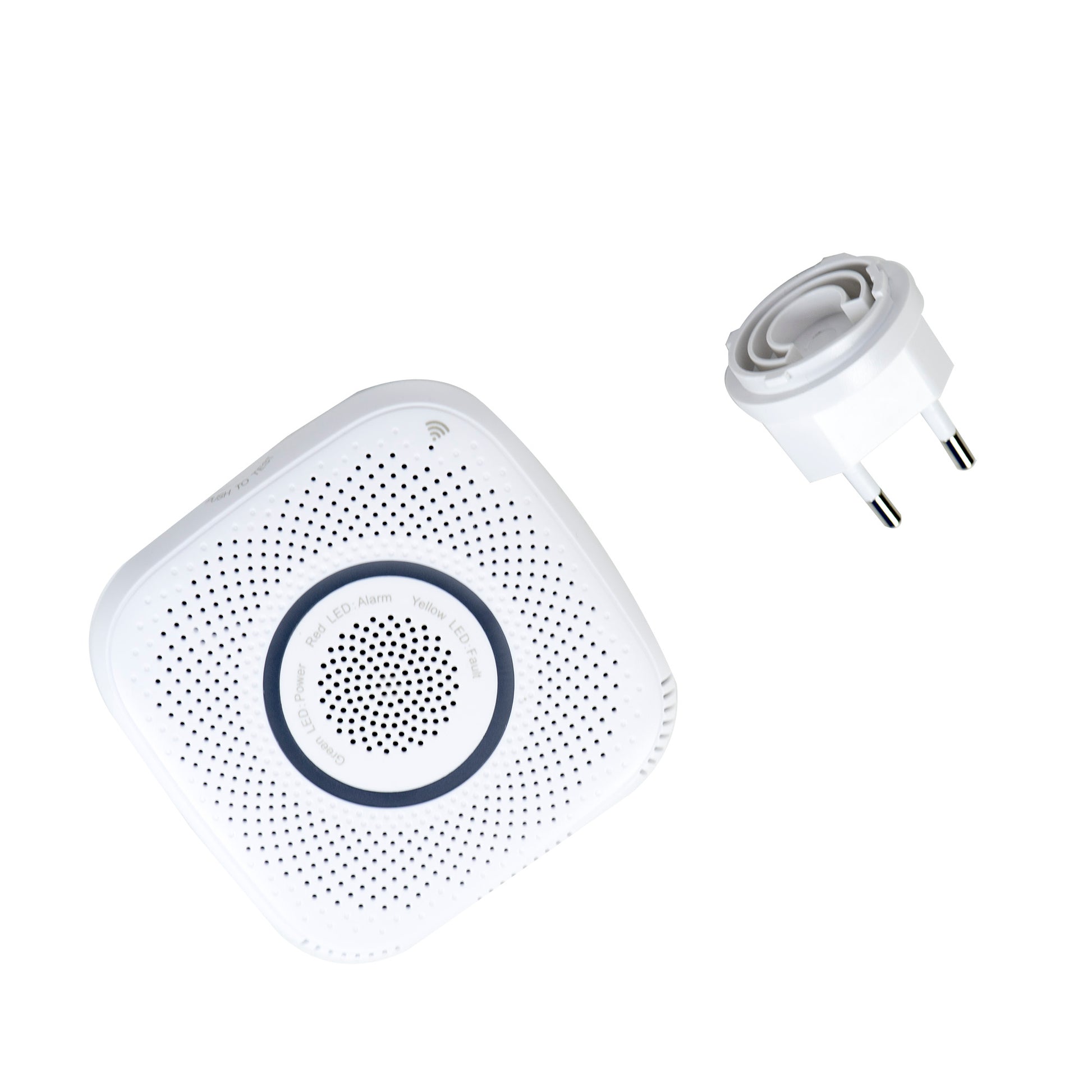 Senzor de gaz inteligent PNI SafeHome PT210G WiFi cu alertare vocala, aplicatie de mobil Tuya Smart,  integrare in scenarii si automatizari smart cu alte produse compatibile Tuya, Alexa si Google Assistant