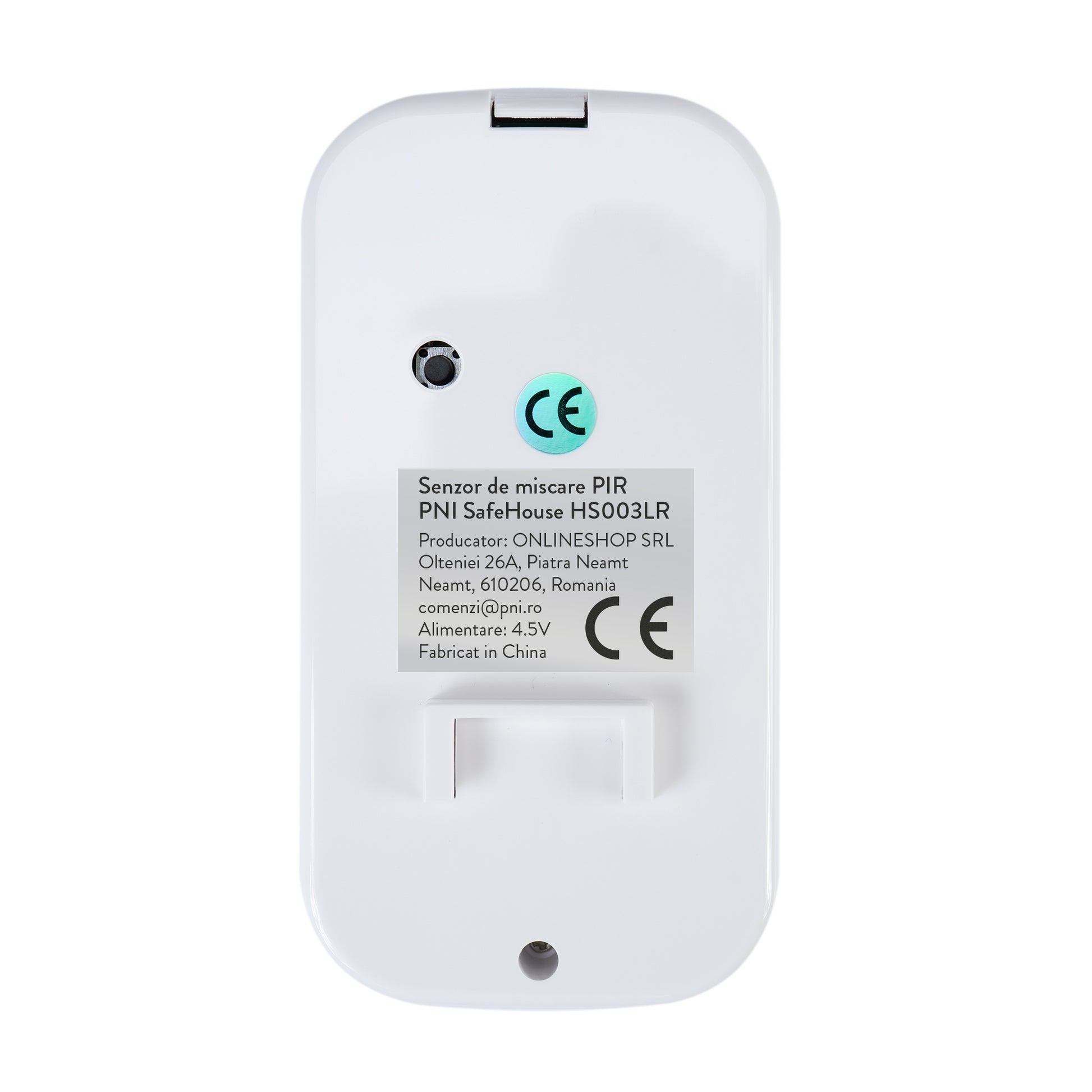 Senzor de miscare PIR PNI SafeHouse HS003LR fara fir pentru sisteme de alarma wireless