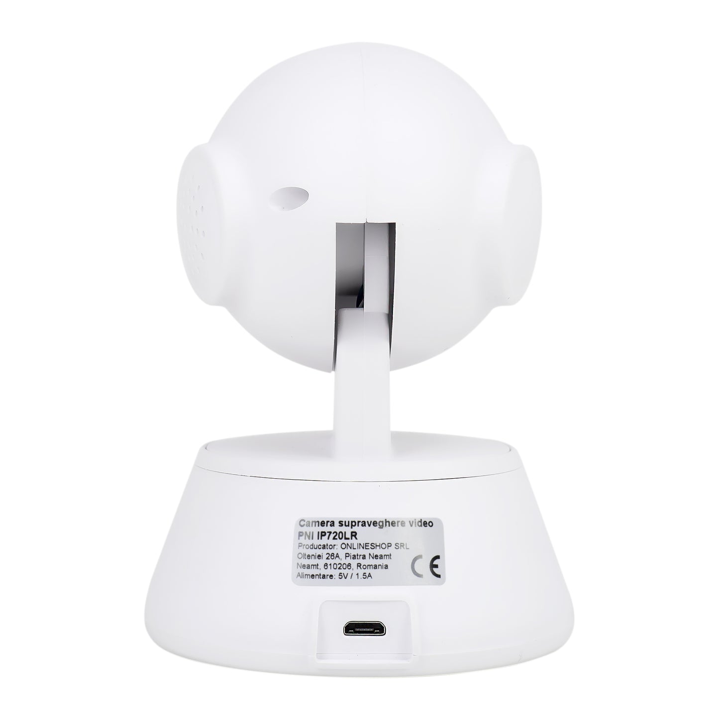 Camera supraveghere video PNI IP720LR 1080P 2 MP cu IP P2P PTZ wireless, slot card microSD