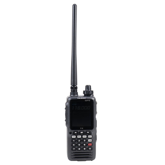 Statie radio portabila VHF Yaesu FTA850L pentru aviatie 118.000–136.992 MHz, 66 canale, 2200 mAh, IPX5