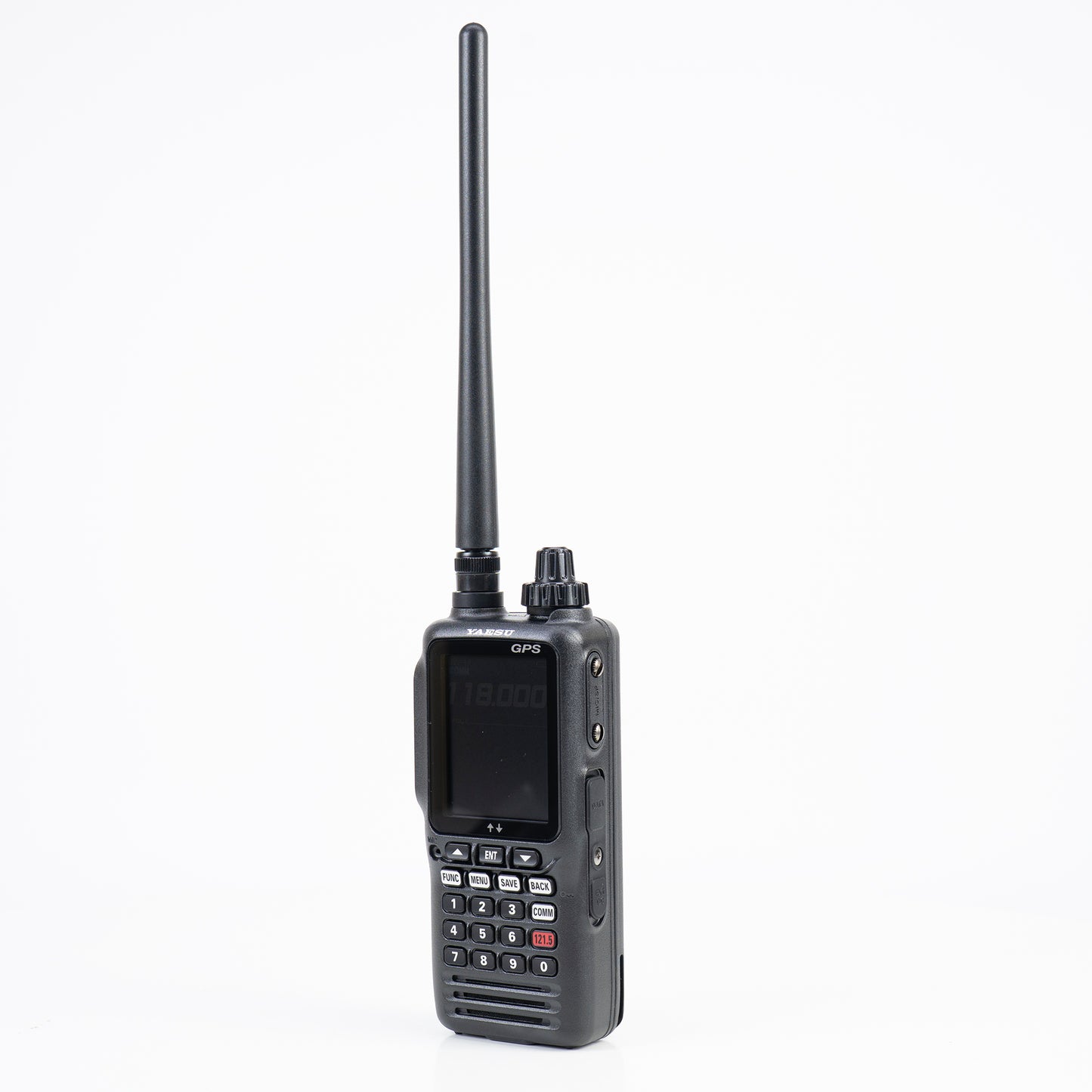 Statie radio portabila VHF Yaesu FTA850L pentru aviatie 118.000–136.992 MHz, 66 canale, 2200 mAh, IPX5