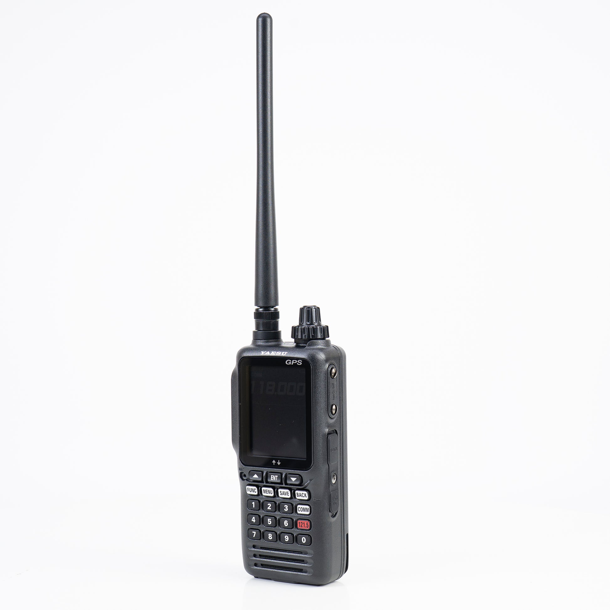 Statie radio portabila VHF Yaesu FTA850L pentru aviatie 118.000–136.992 MHz, 66 canale, 2200 mAh, IPX5